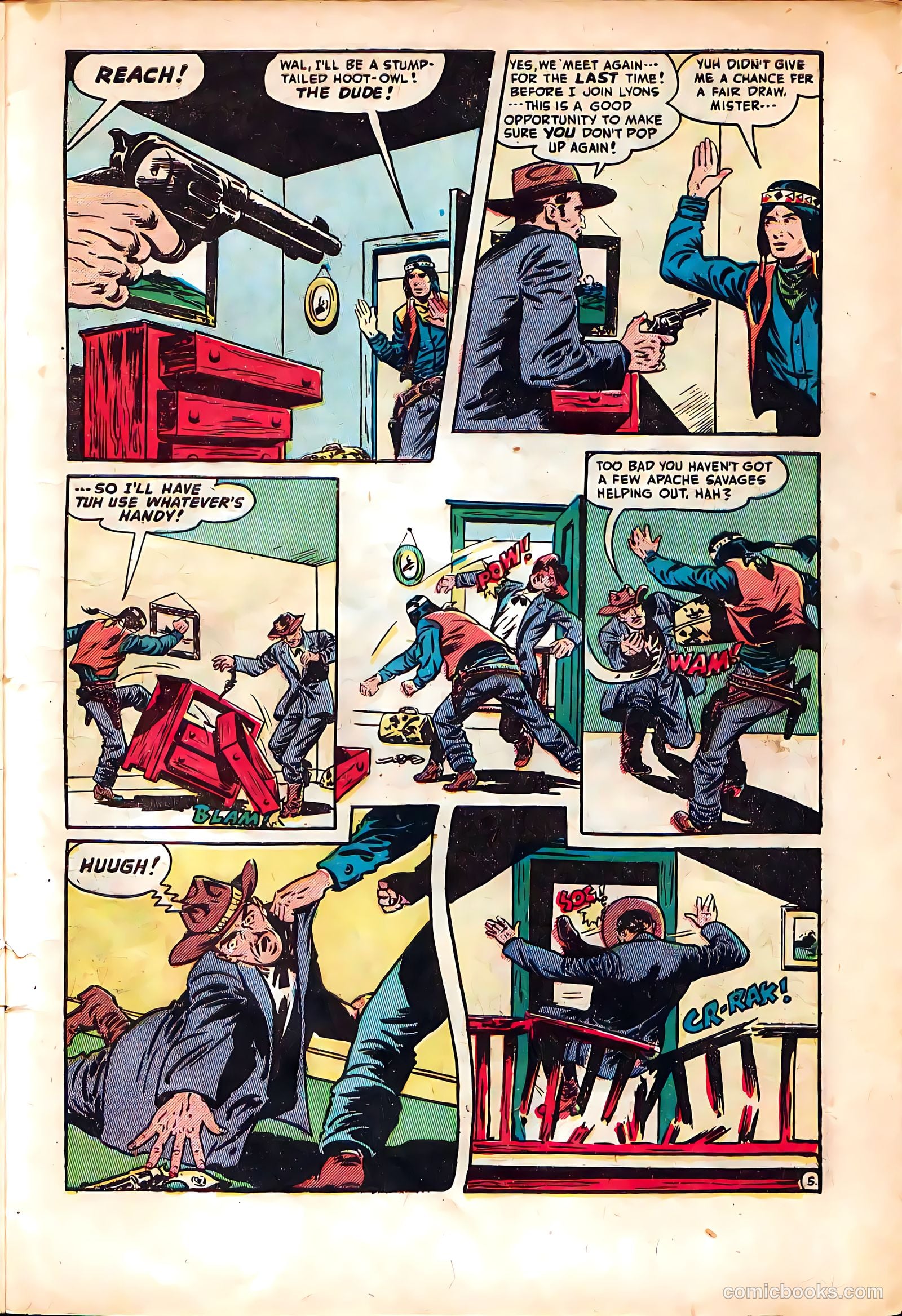 Blazing West #9 (1950) — page 7 of 52