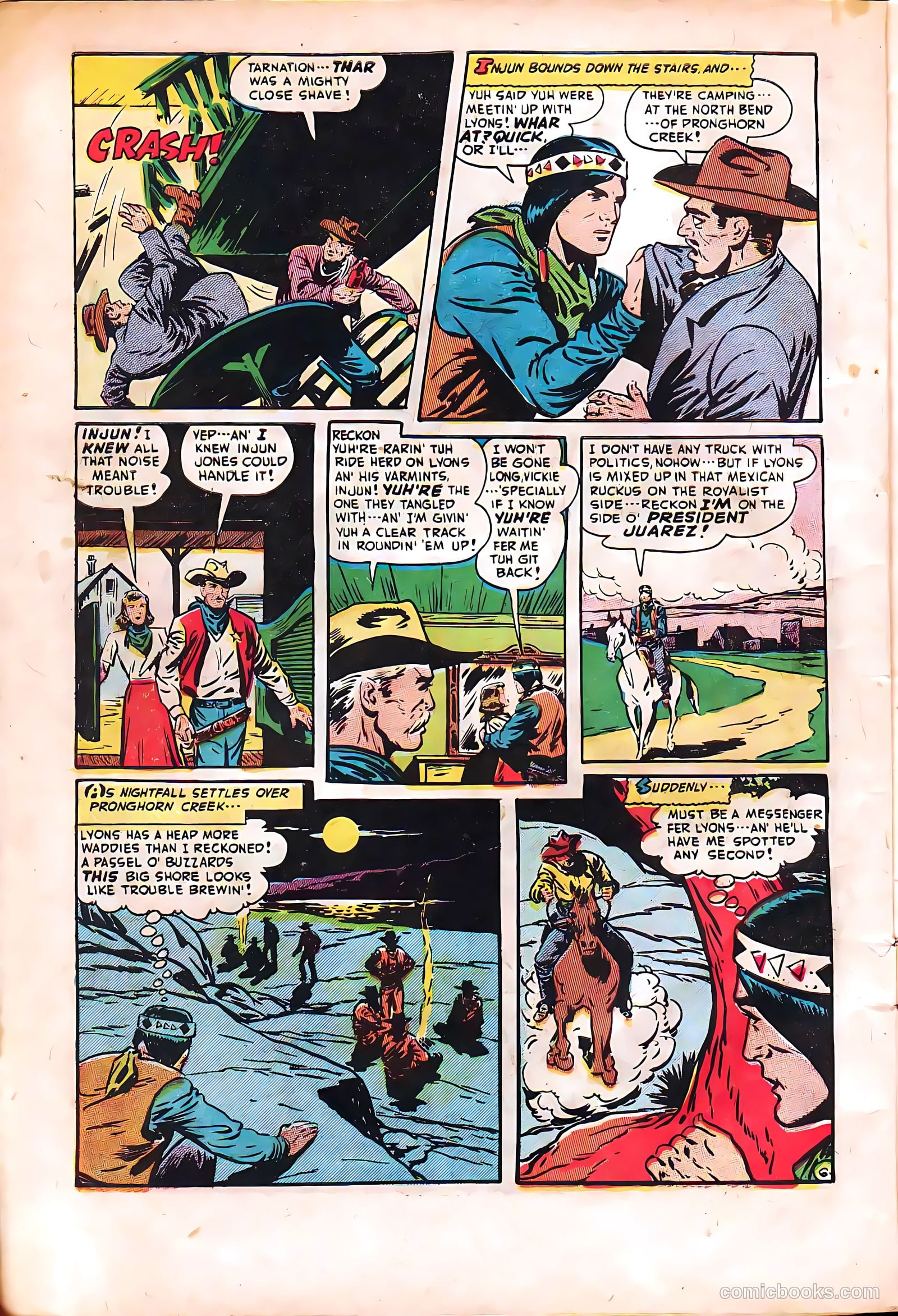 Blazing West #9 (1950) — page 8 of 52