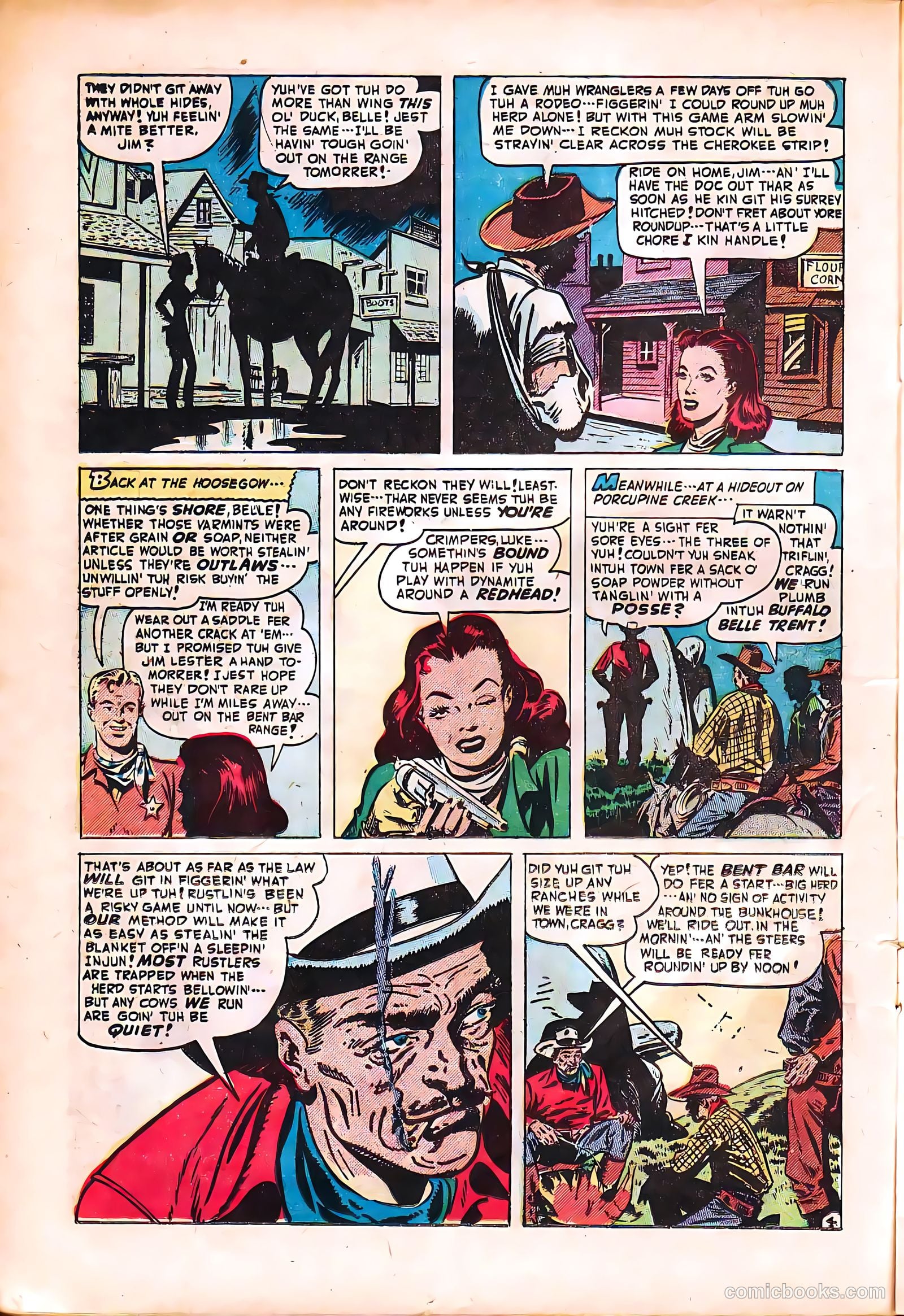 Blazing West #9 (1950) — page 22 of 52