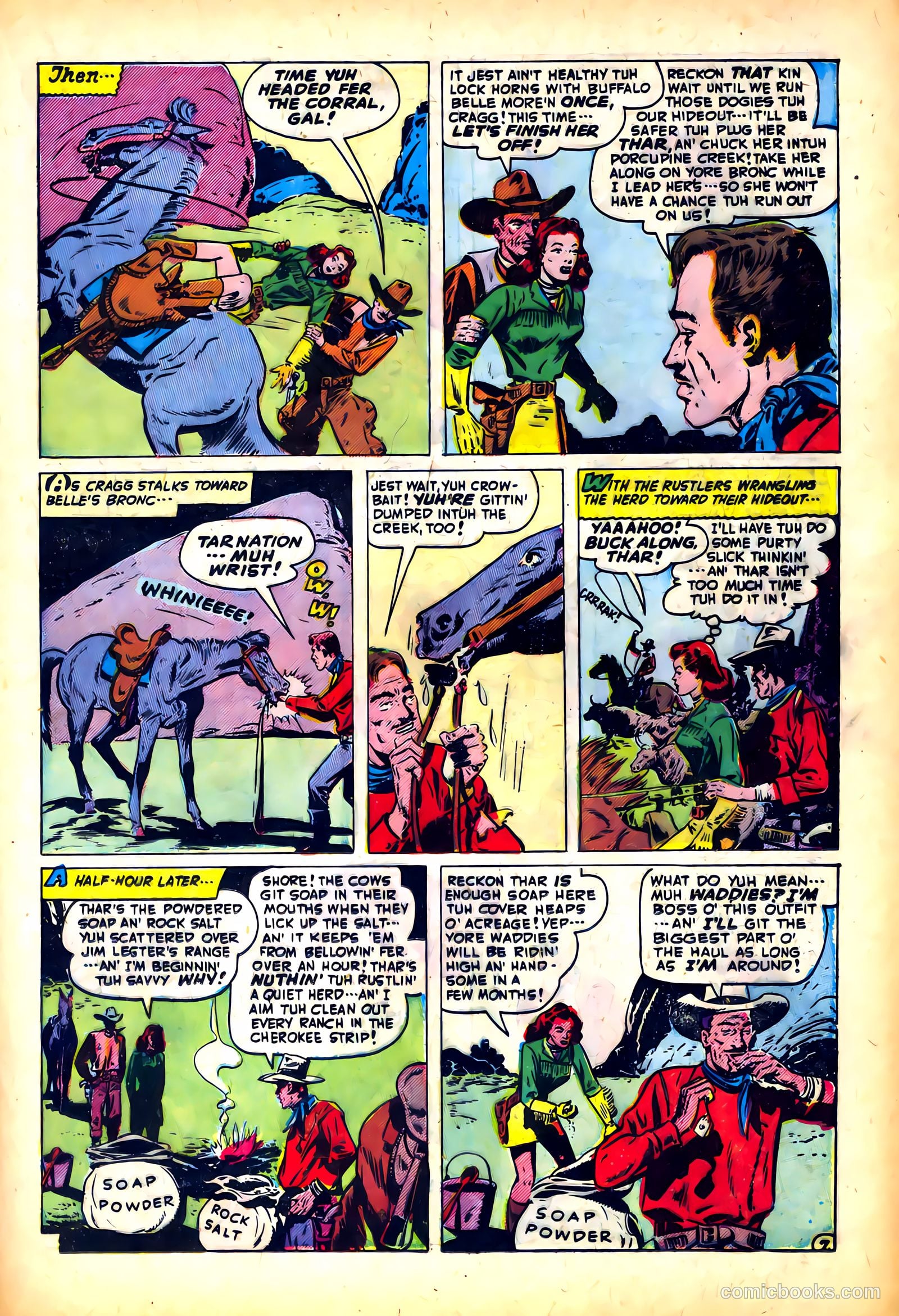 Blazing West #9 (1950) — page 25 of 52