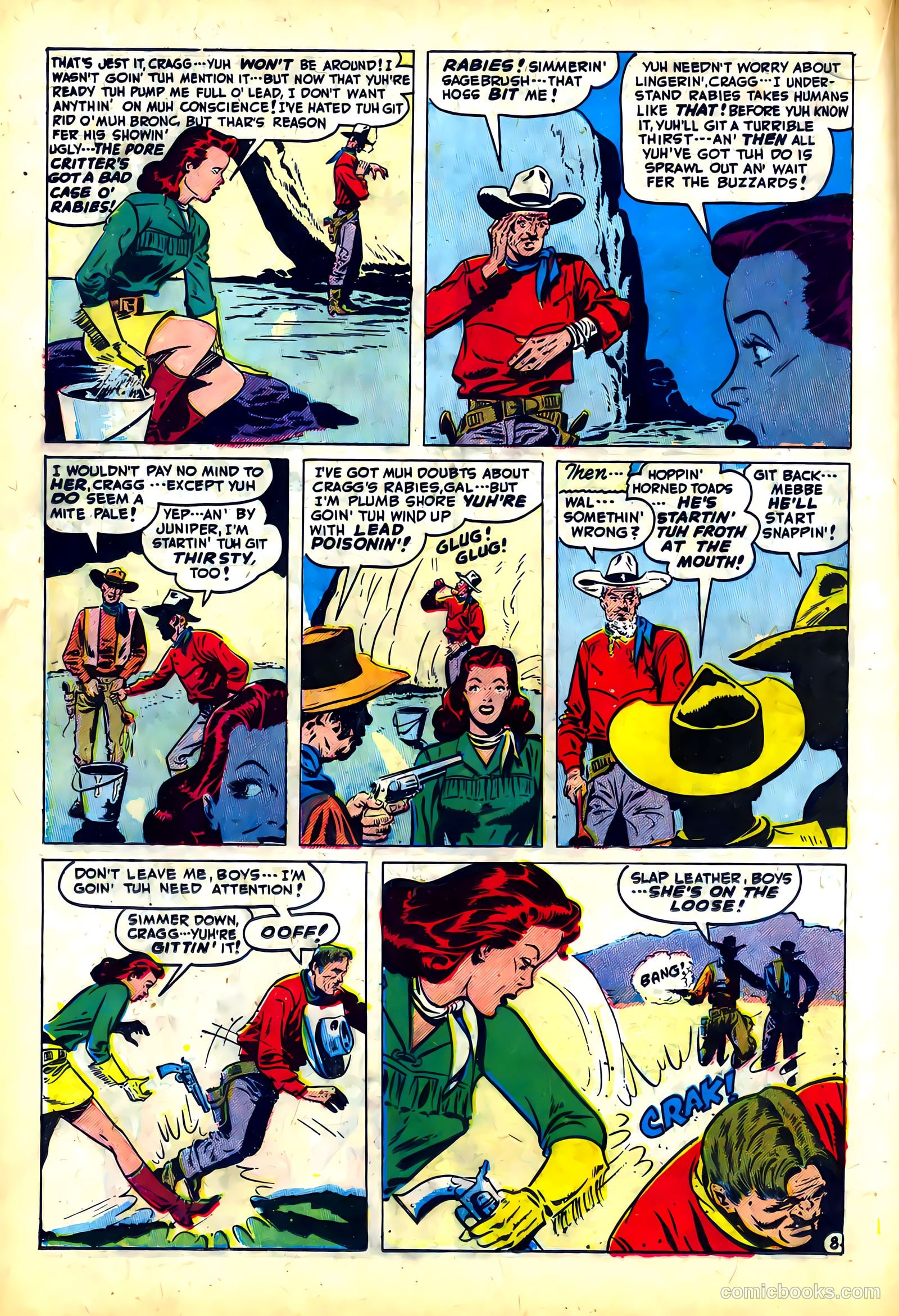 Blazing West #9 (1950) — page 26 of 52