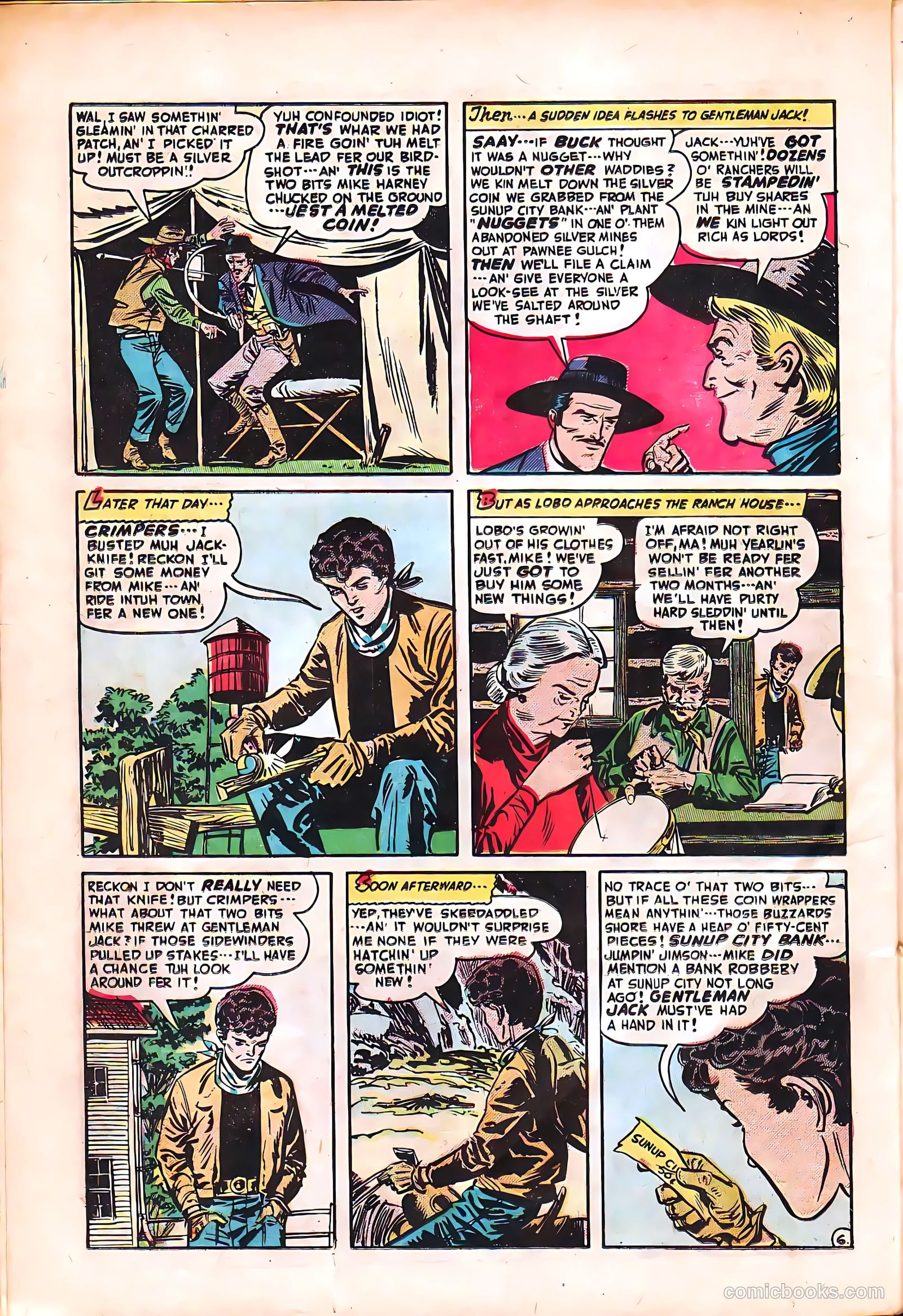 Blazing West #9 (1950) — page 36 of 52