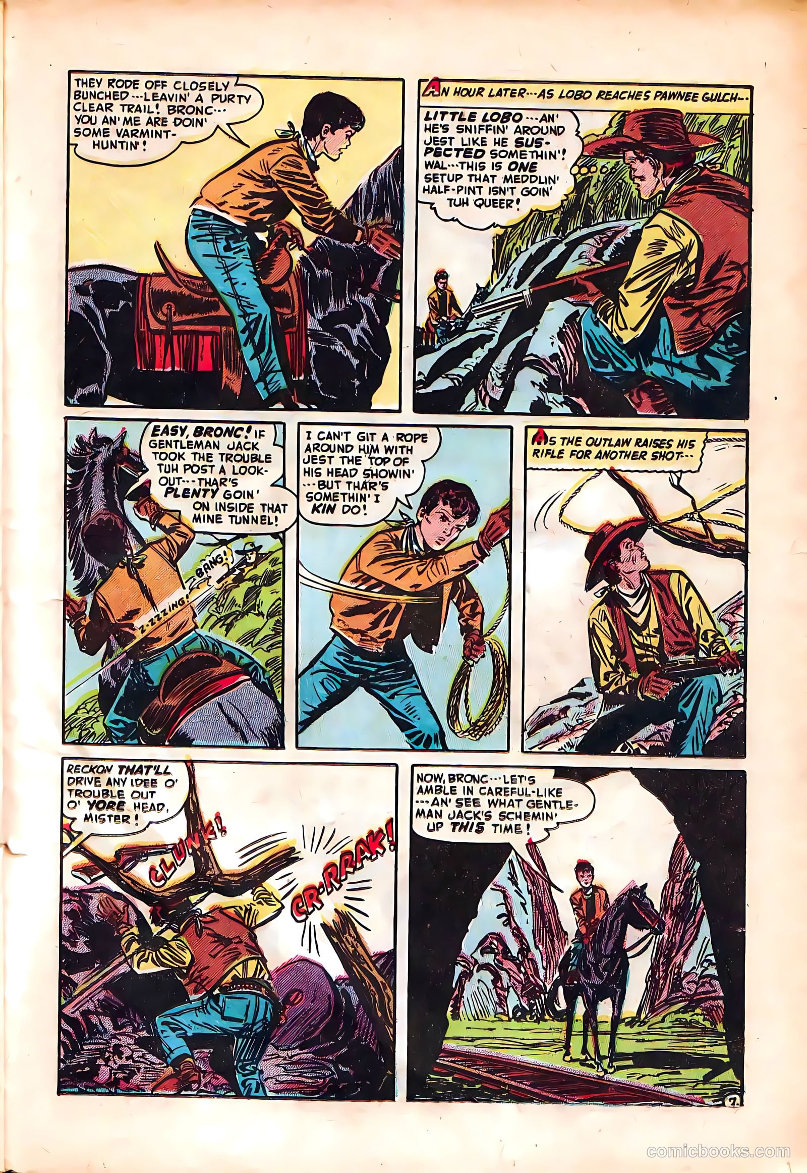 Blazing West #9 (1950) — page 37 of 52