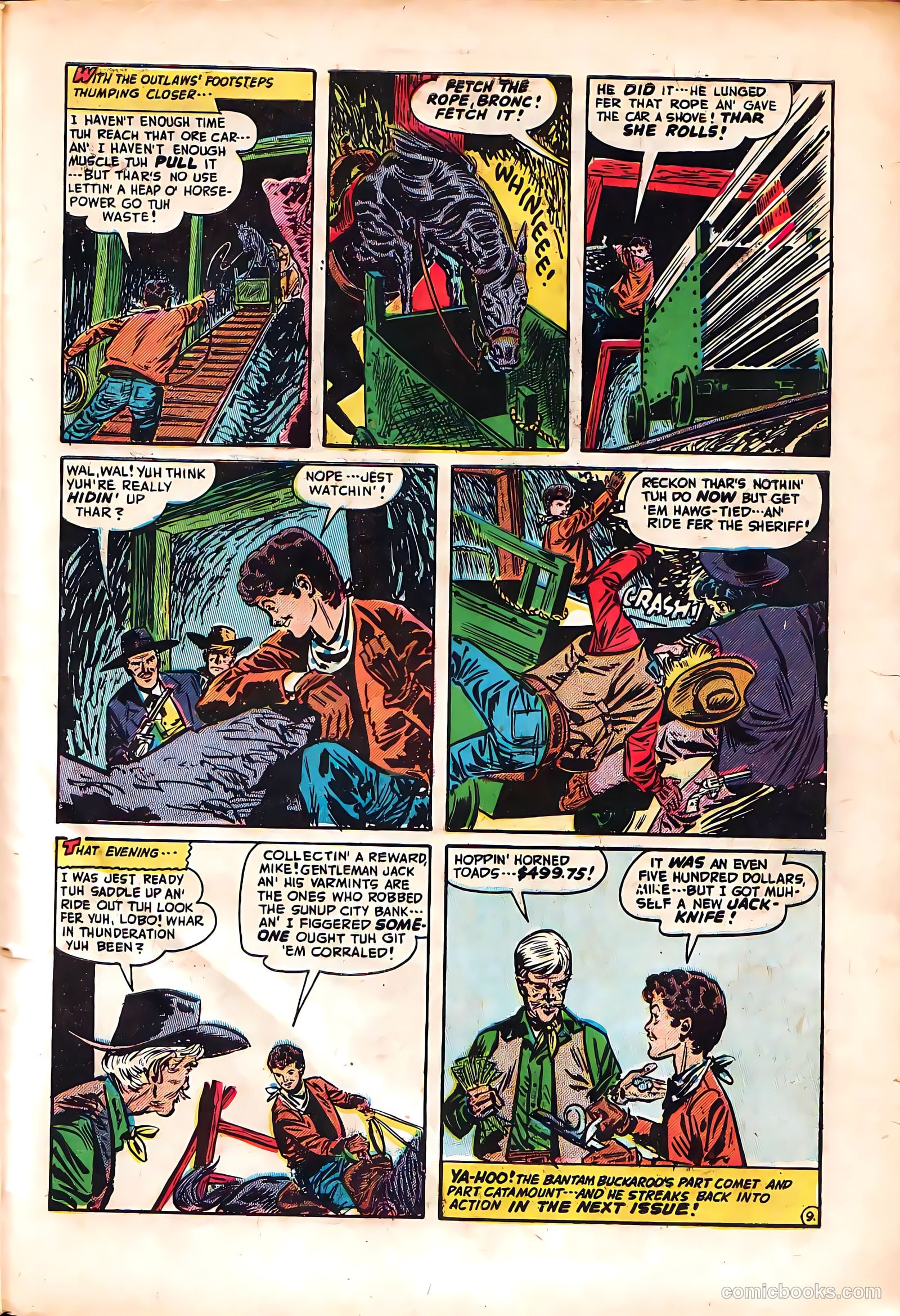 Blazing West #9 (1950) — page 39 of 52