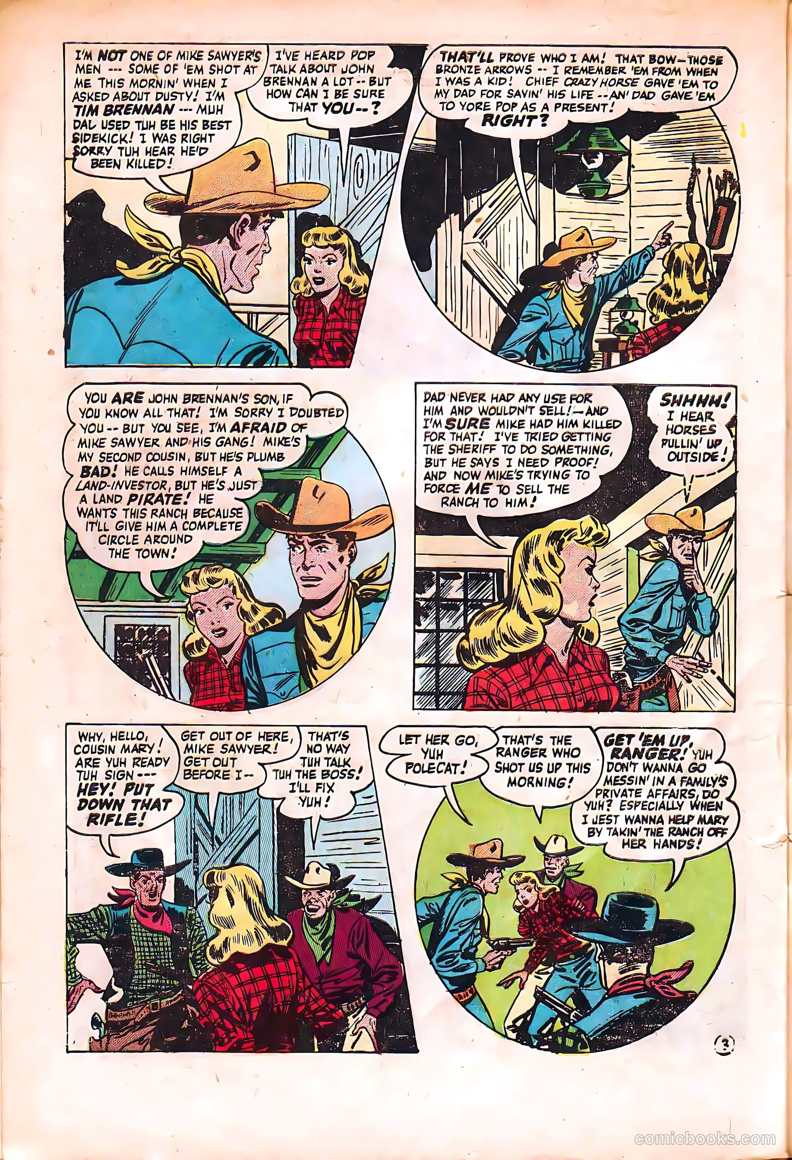 Blazing West #9 (1950) — page 46 of 52