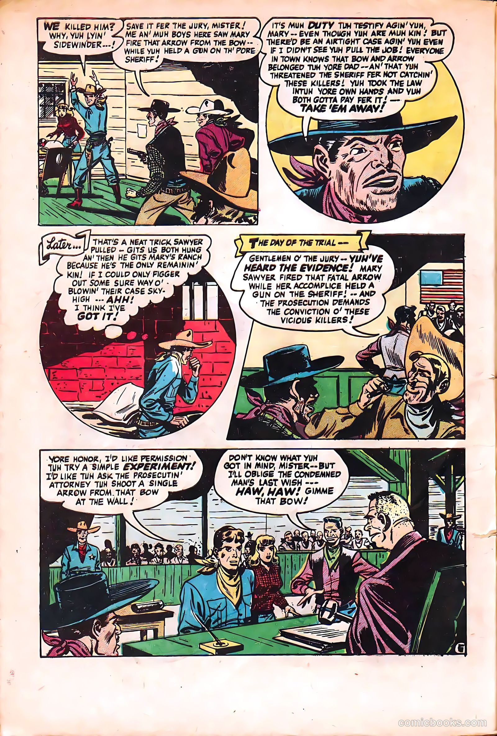Blazing West #9 (1950) — page 48 of 52