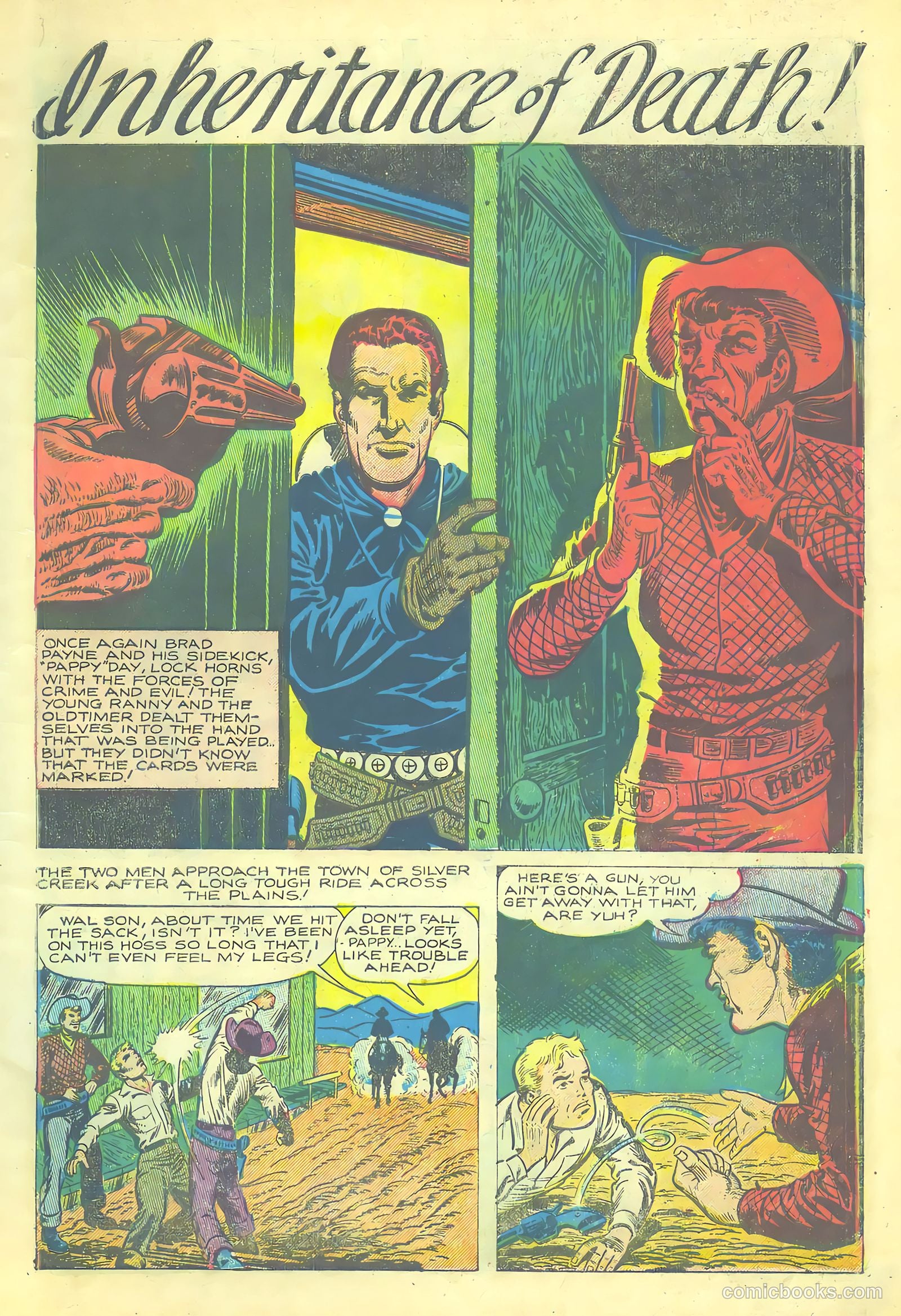 Blazing Western #1 (1954) — page 3 of 36