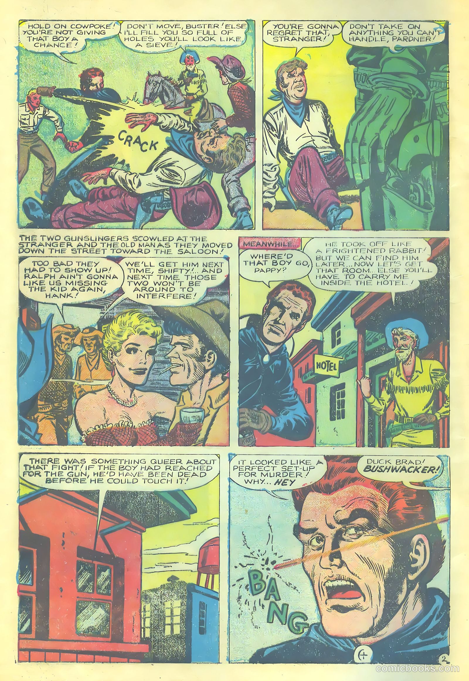 Blazing Western #1 (1954) — page 4 of 36