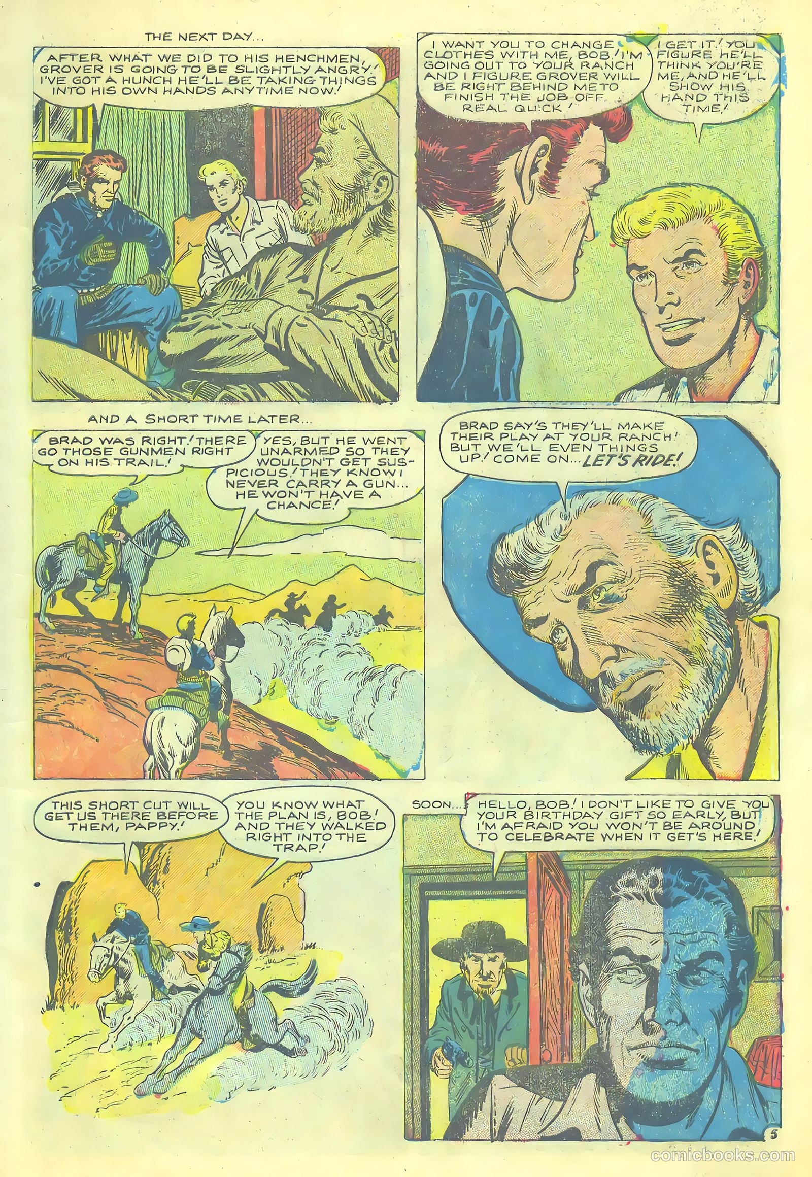 Blazing Western #1 (1954) — page 7 of 36