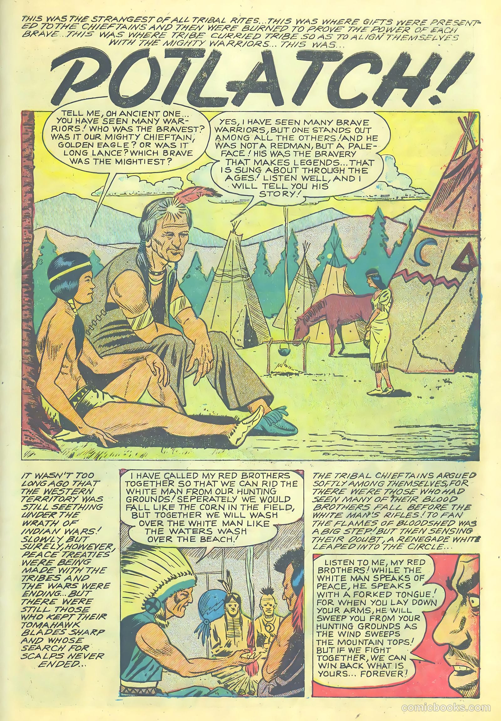 Blazing Western #1 (1954) — page 27 of 36