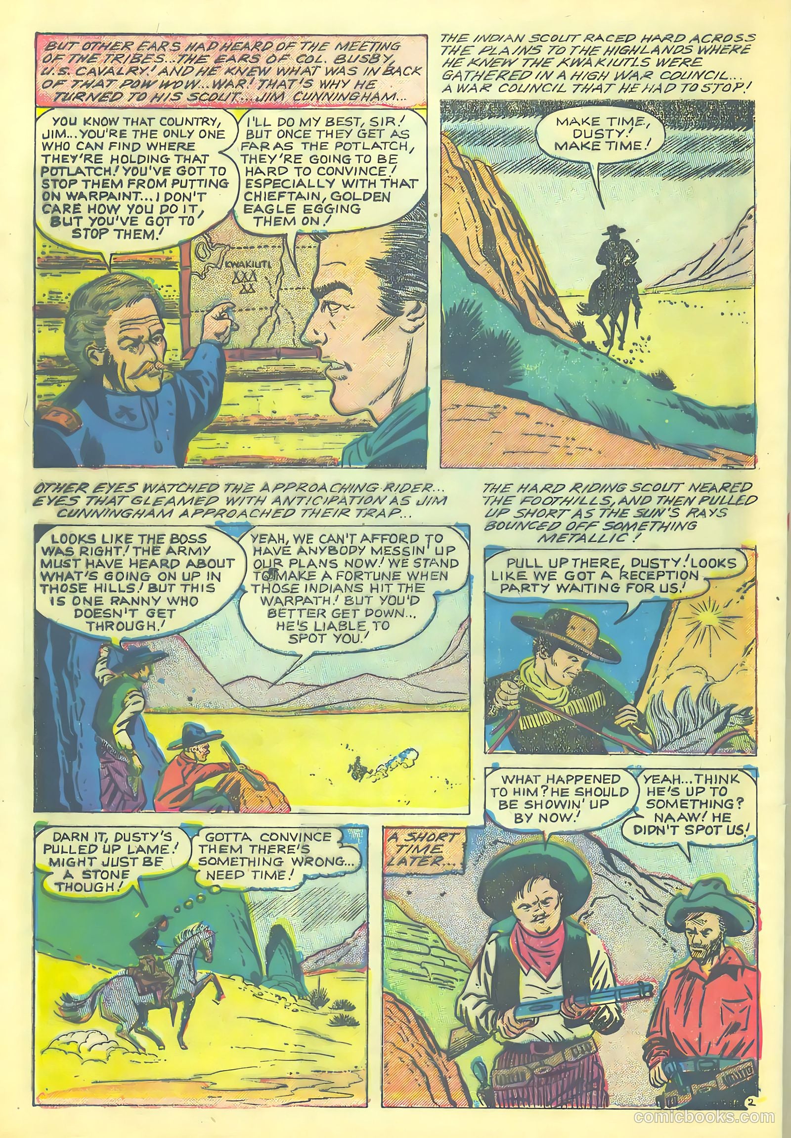 Blazing Western #1 (1954) — page 28 of 36