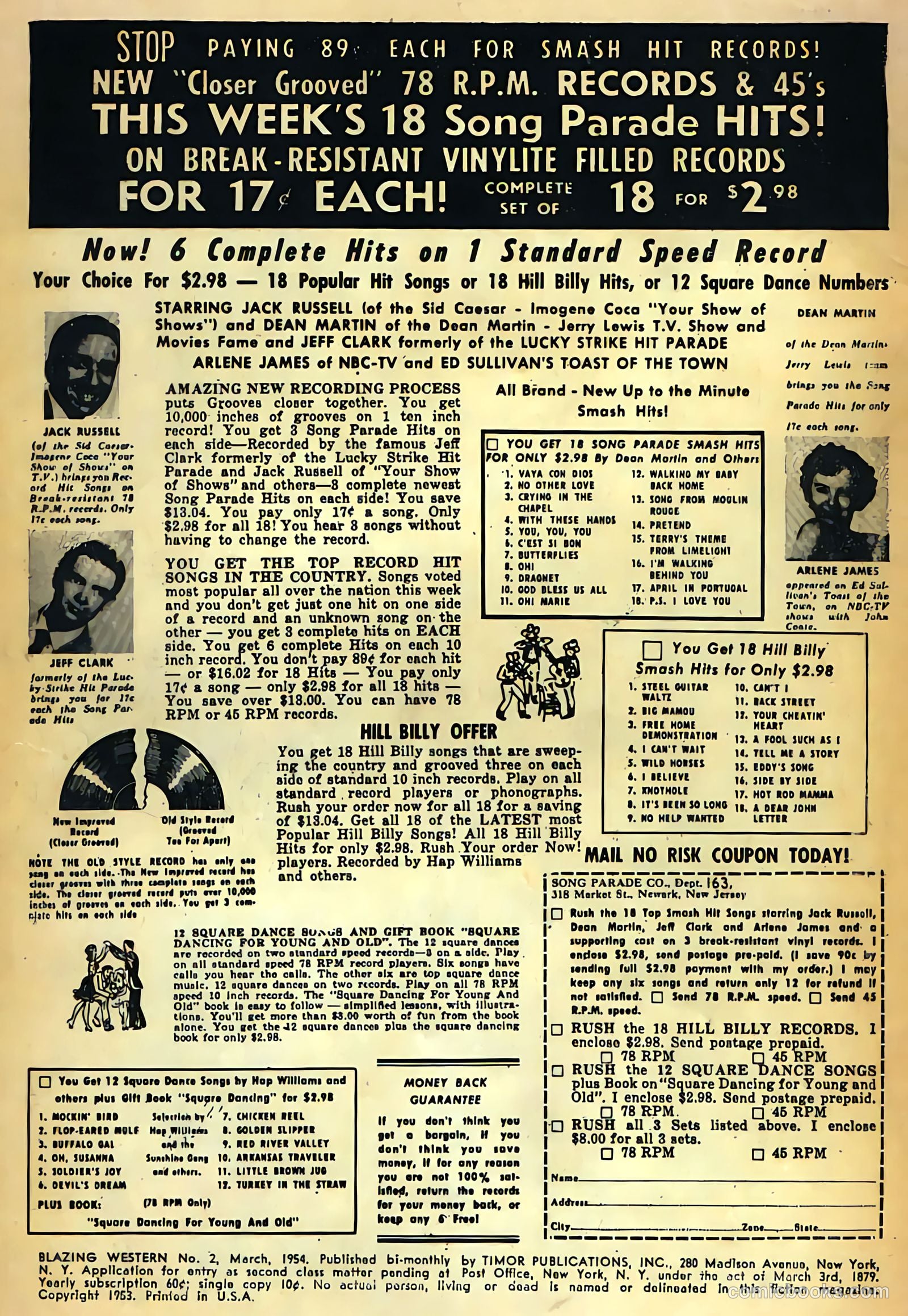 Blazing Western #2 (1954) — page 2 of 36