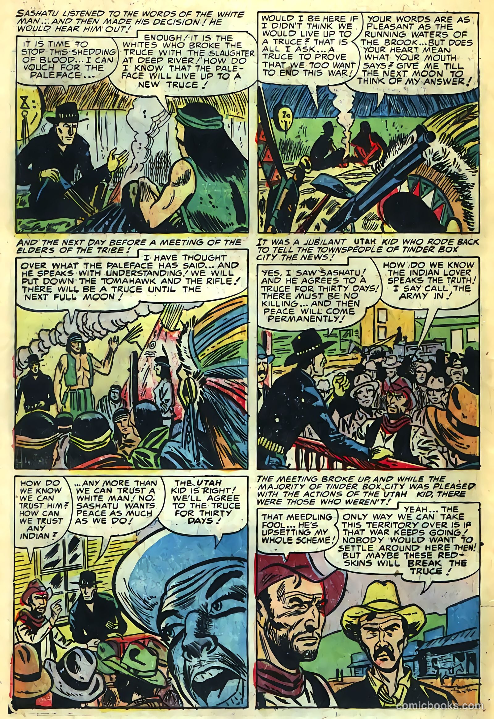 Blazing Western #2 (1954) — page 6 of 36