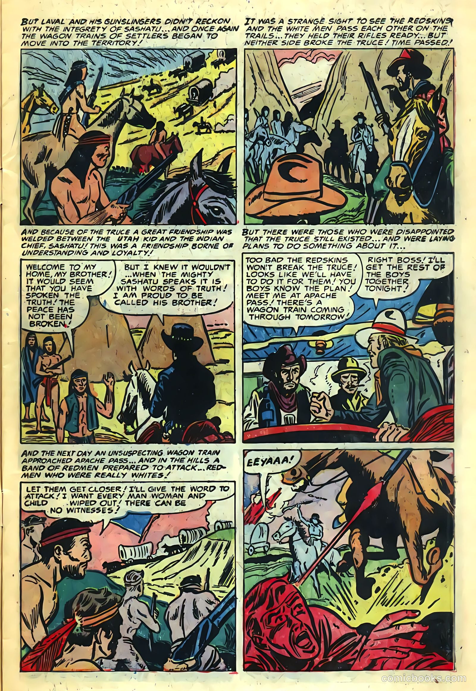 Blazing Western #2 (1954) — page 7 of 36