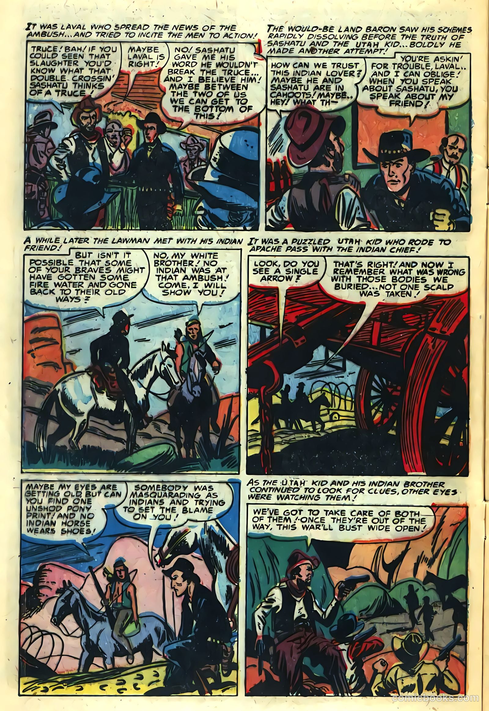 Blazing Western #2 (1954) — page 8 of 36