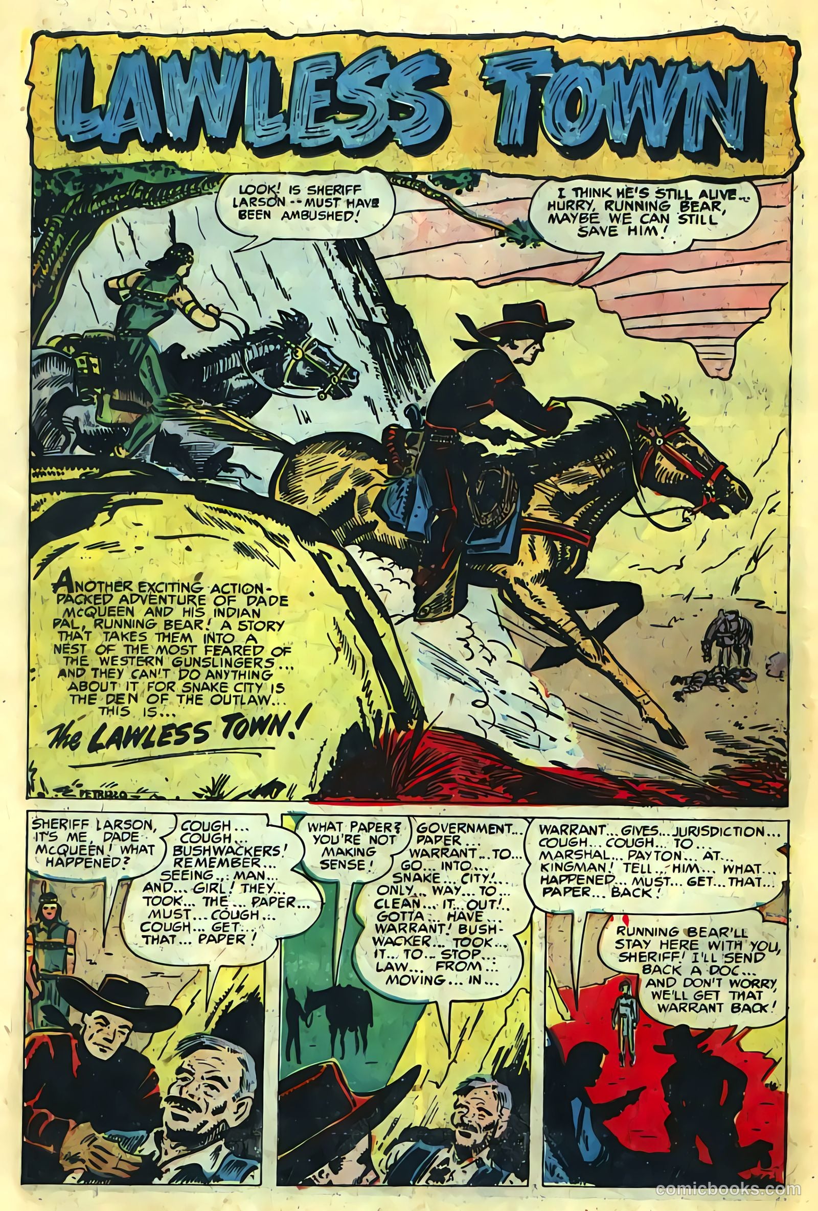 Blazing Western #2 (1954) — page 10 of 36