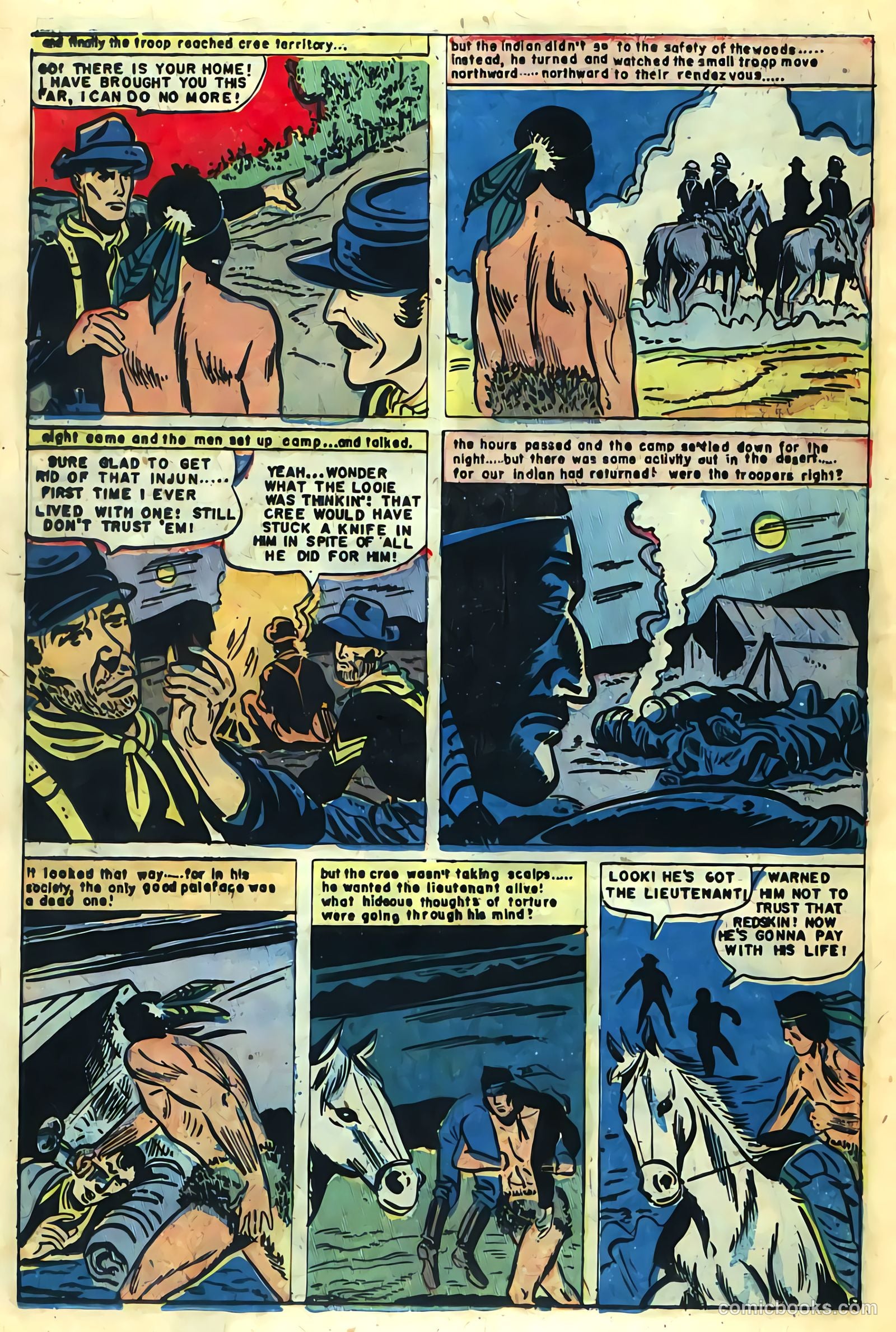 Blazing Western #2 (1954) — page 22 of 36