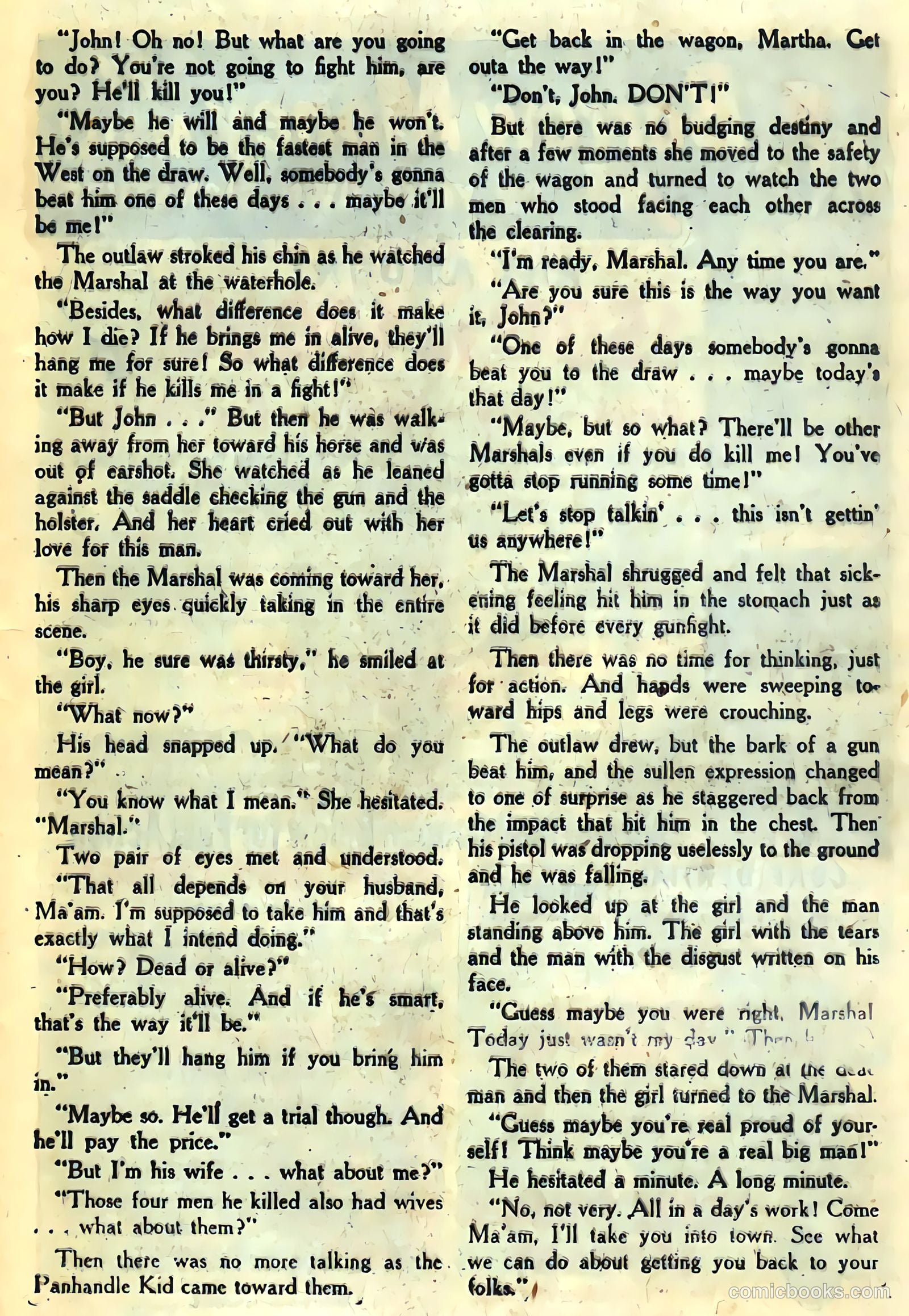 Blazing Western #2 (1954) — page 25 of 36