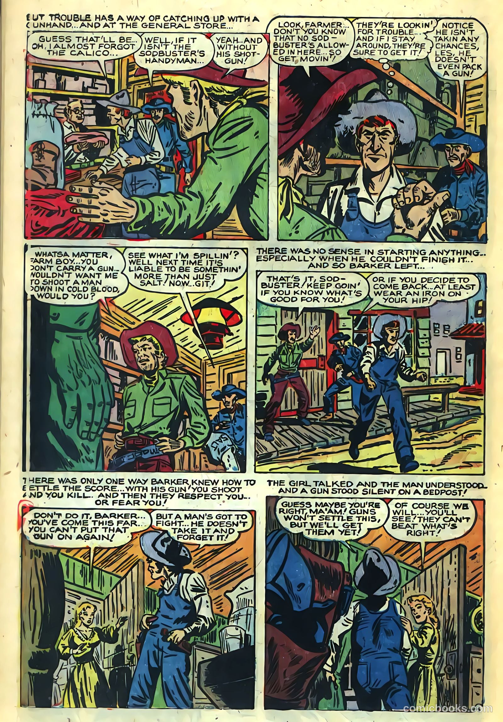 Blazing Western #2 (1954) — page 30 of 36