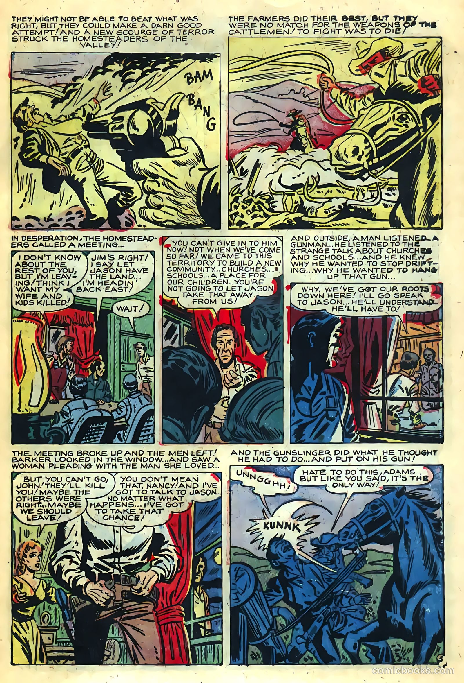 Blazing Western #2 (1954) — page 31 of 36