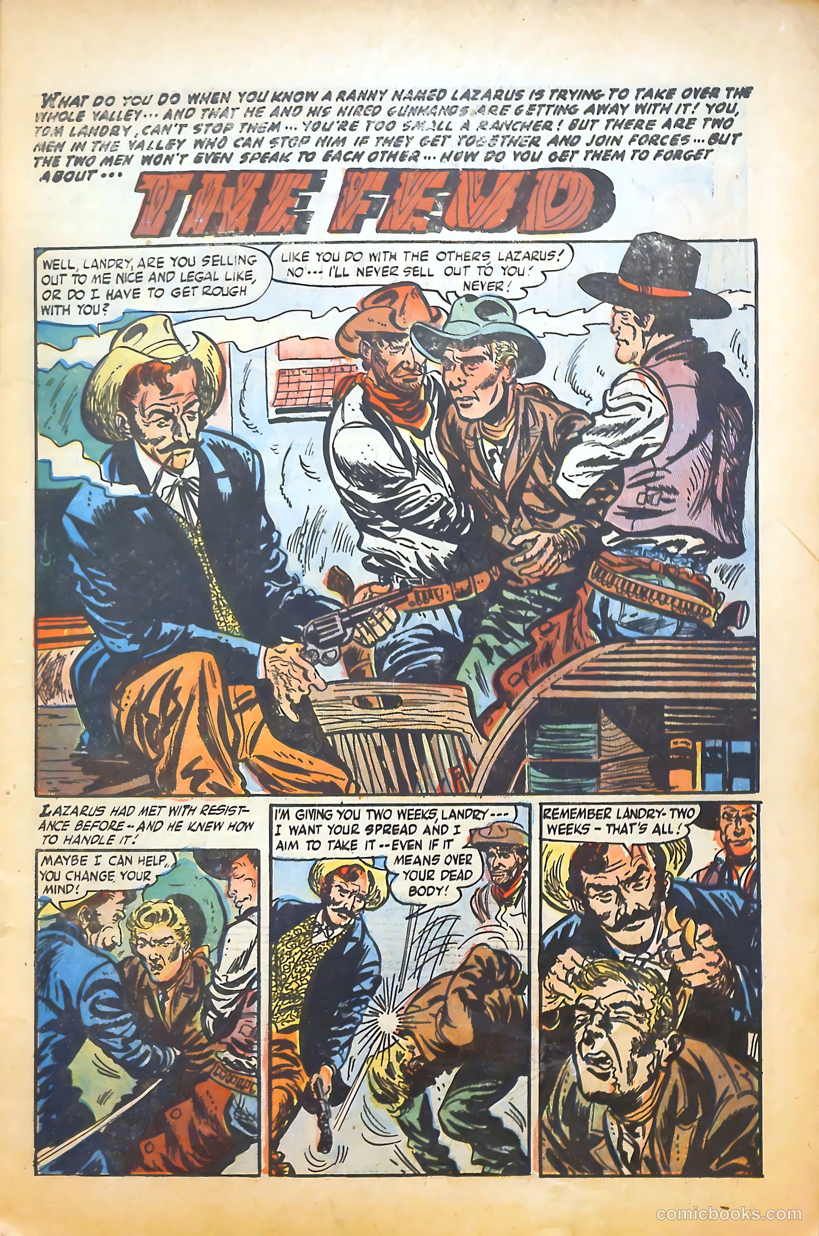 Blazing Western #3 (1954) — page 3 of 37