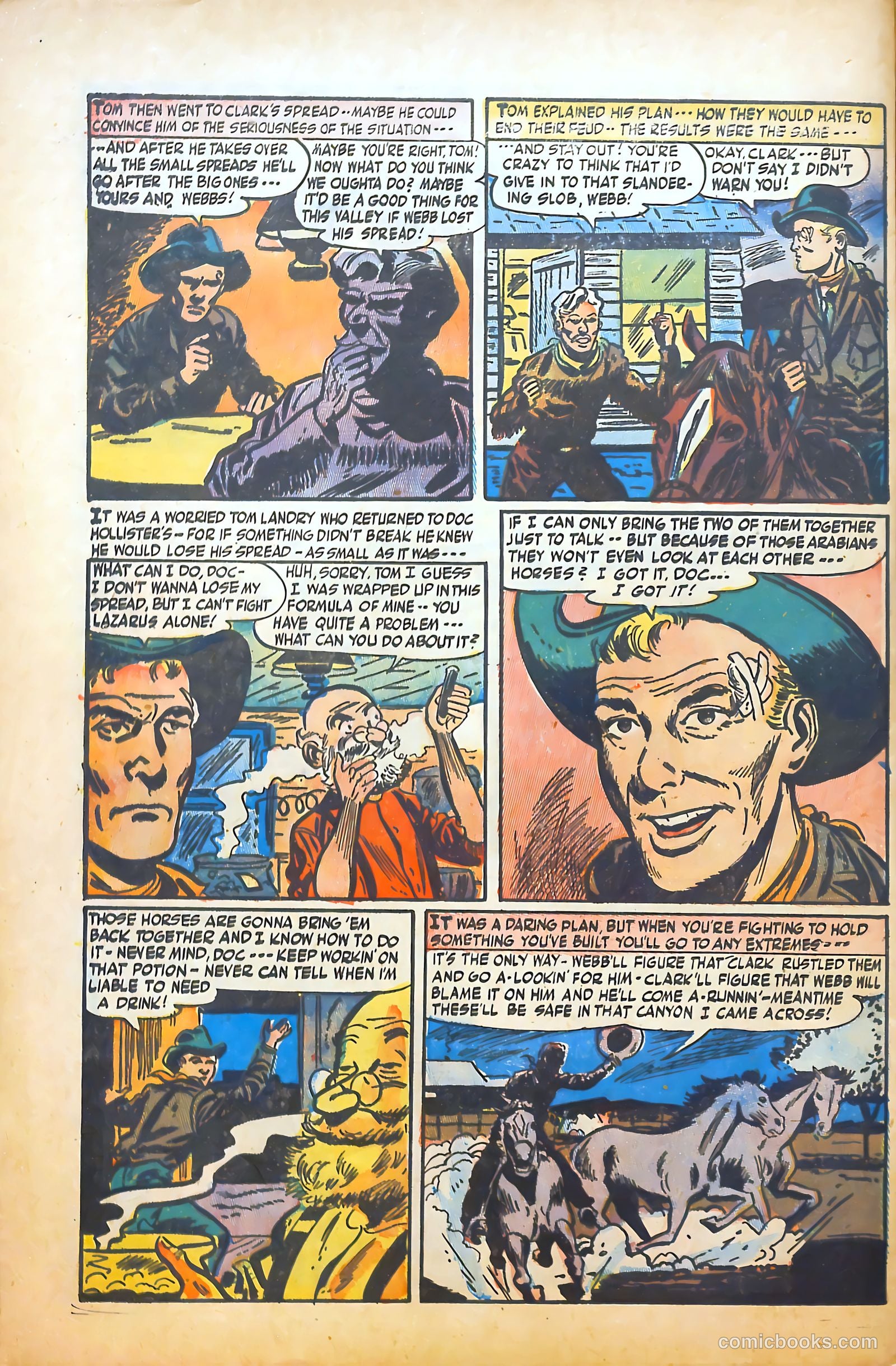 Blazing Western #3 (1954) — page 6 of 37