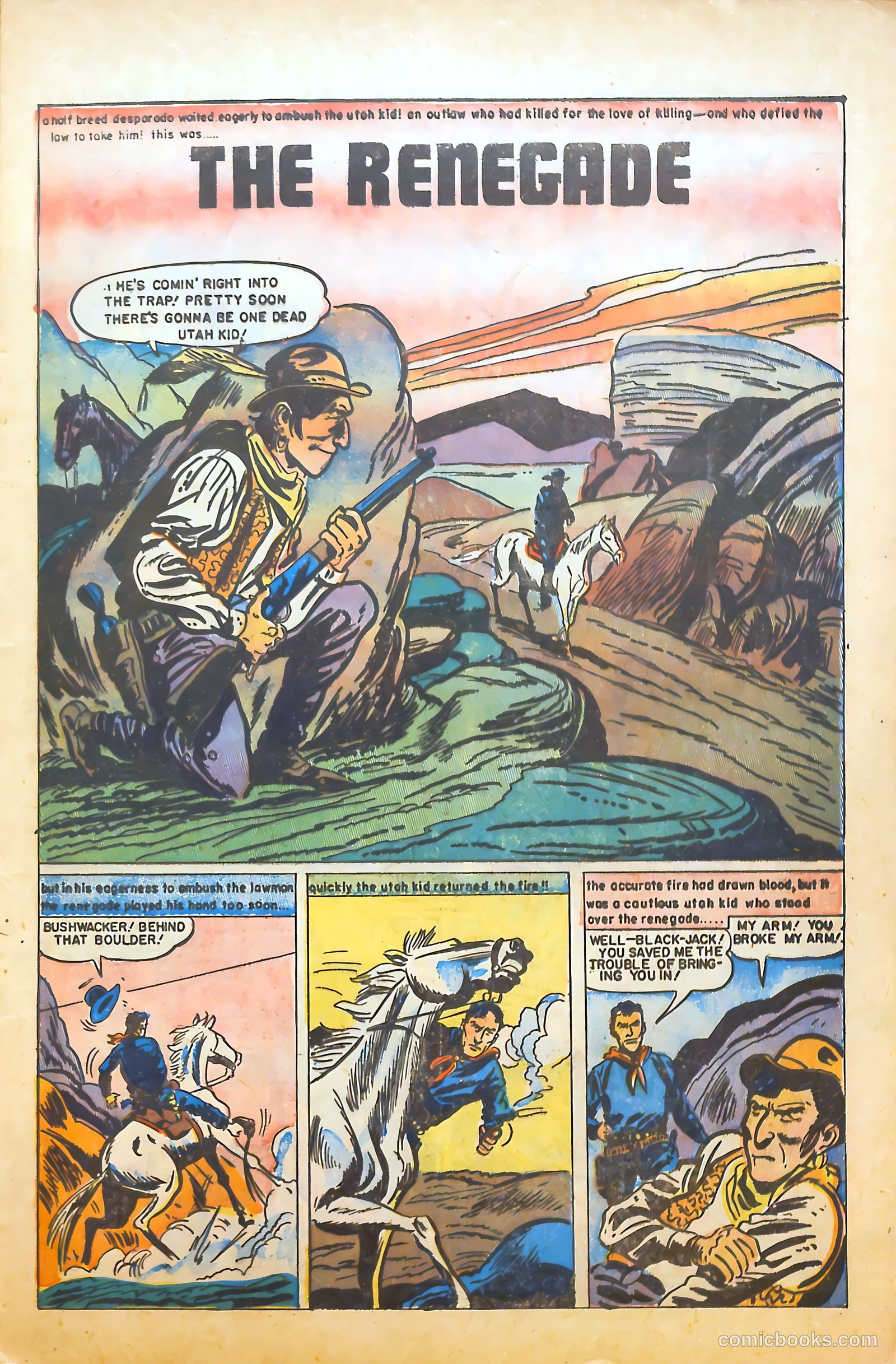 Blazing Western #3 (1954) — page 9 of 37