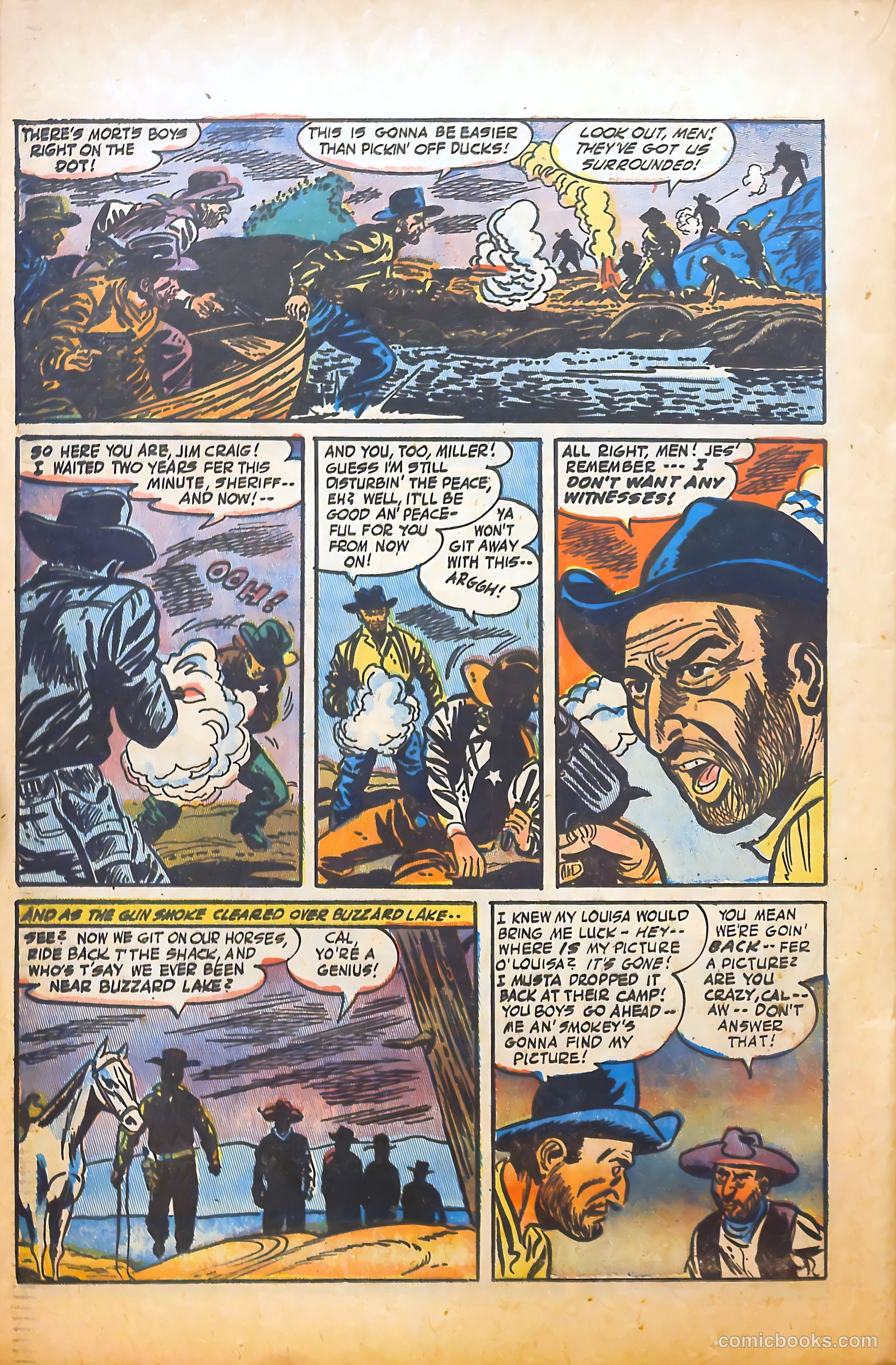 Blazing Western #3 (1954) — page 22 of 37