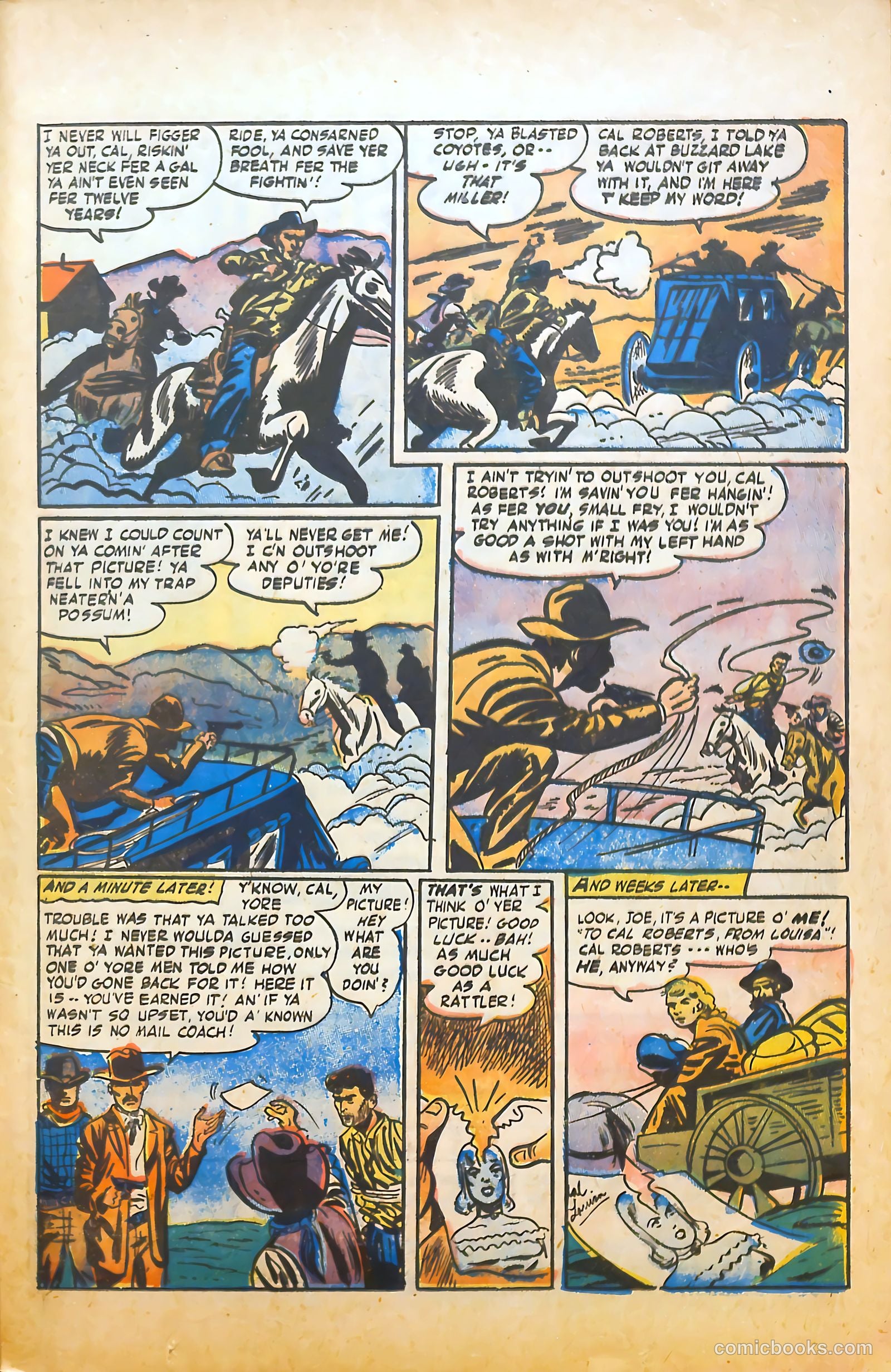 Blazing Western #3 (1954) — page 25 of 37