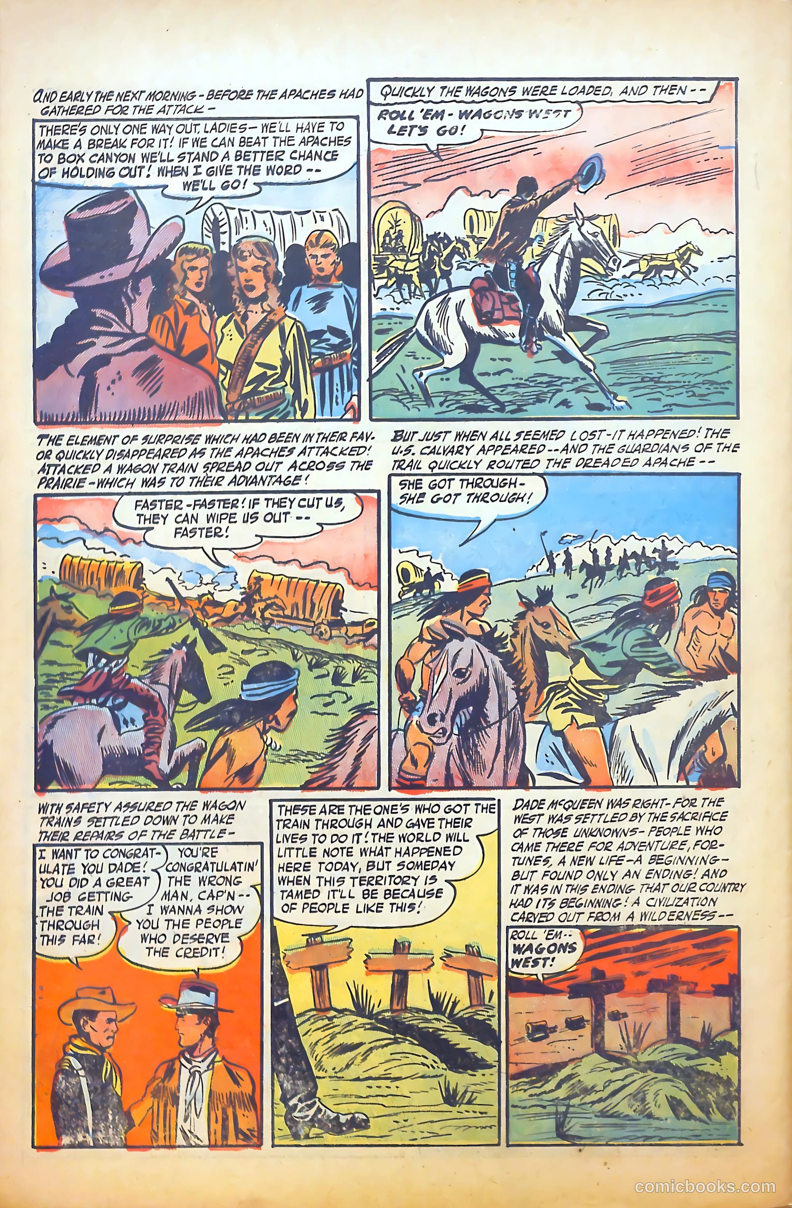Blazing Western #3 (1954) — page 32 of 37