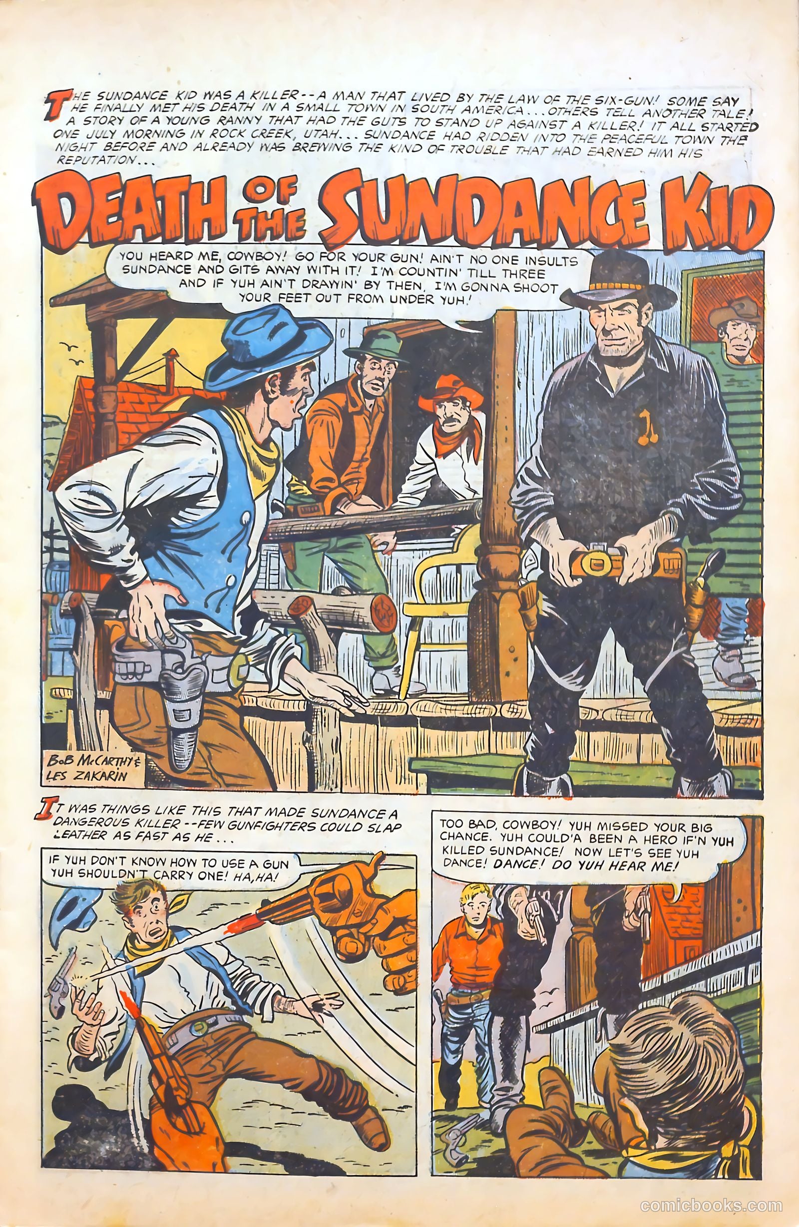 Blazing Western #4 (1954) — page 3 of 36