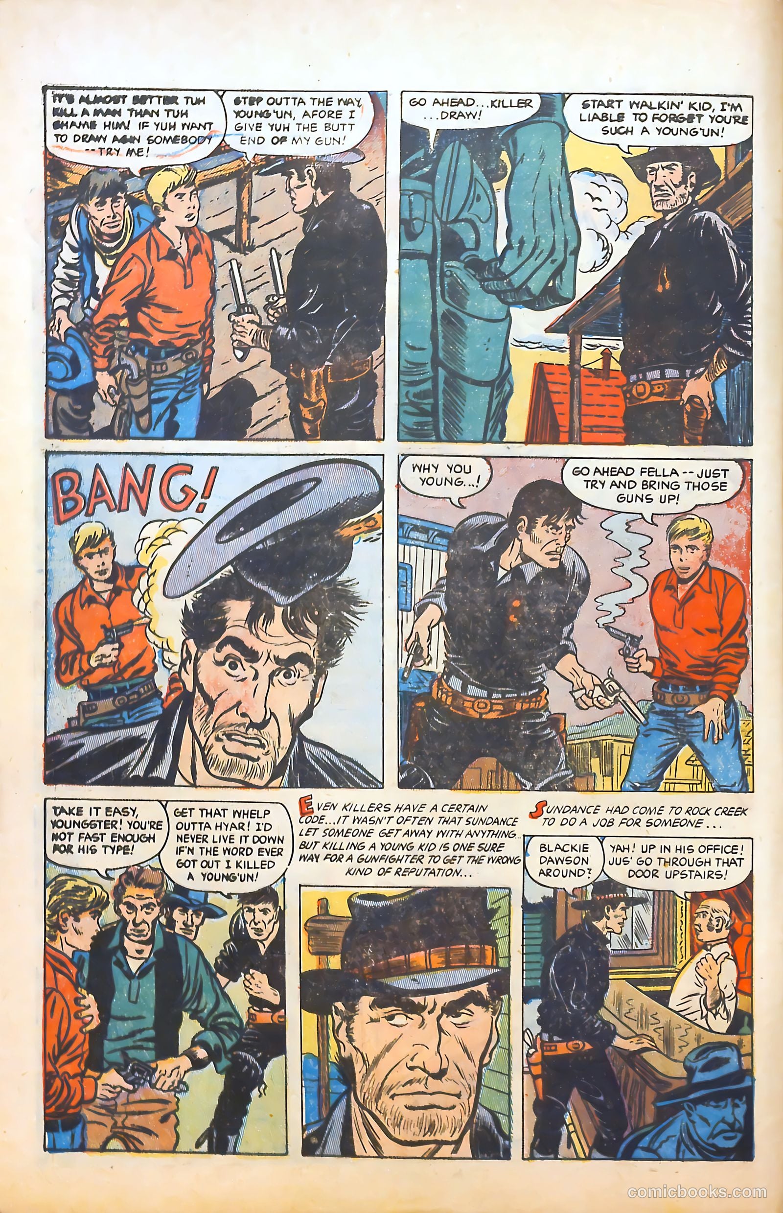 Blazing Western #4 (1954) — page 4 of 36