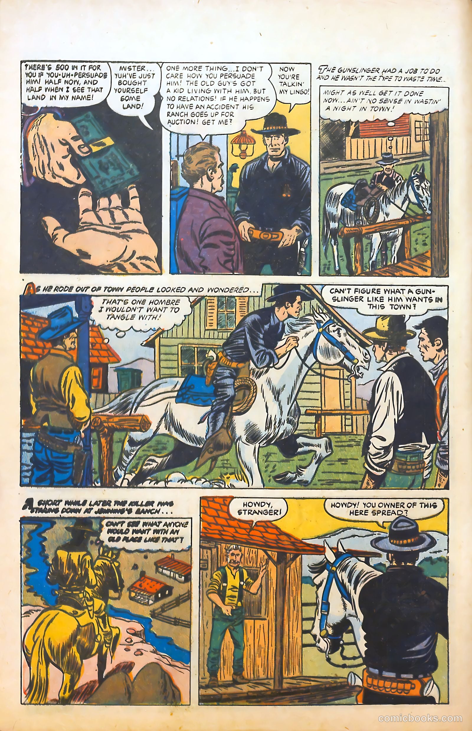 Blazing Western #4 (1954) — page 6 of 36