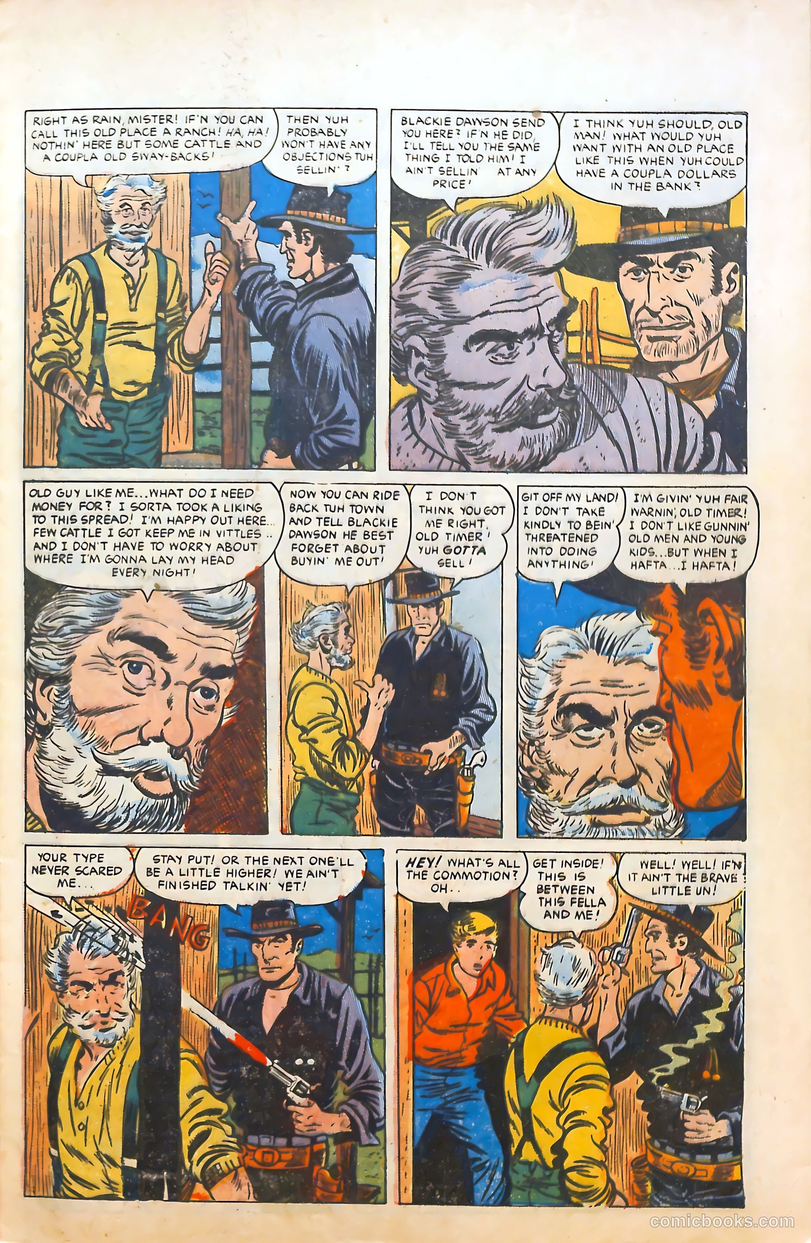 Blazing Western #4 (1954) — page 7 of 36