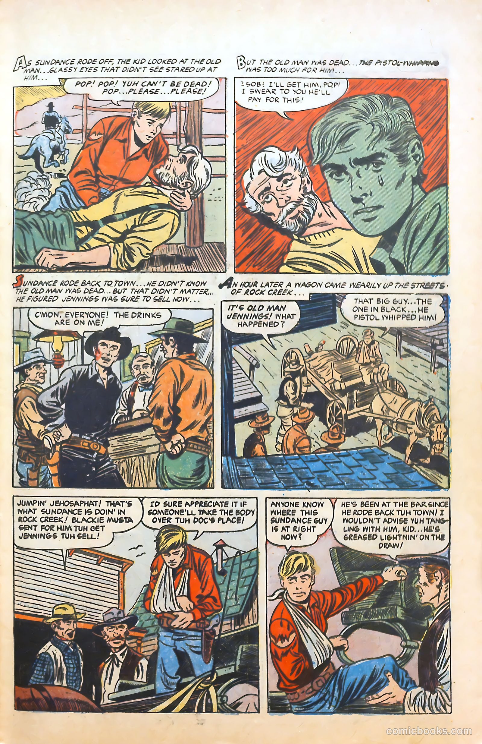 Blazing Western #4 (1954) — page 9 of 36