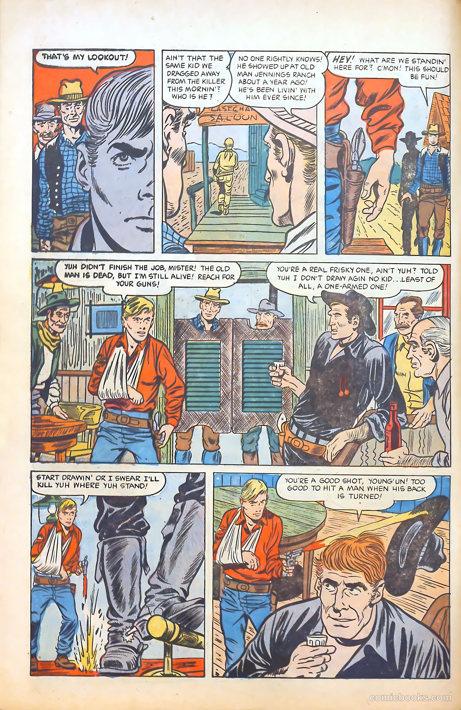 Blazing Western #4 (1954) — page 10 of 36