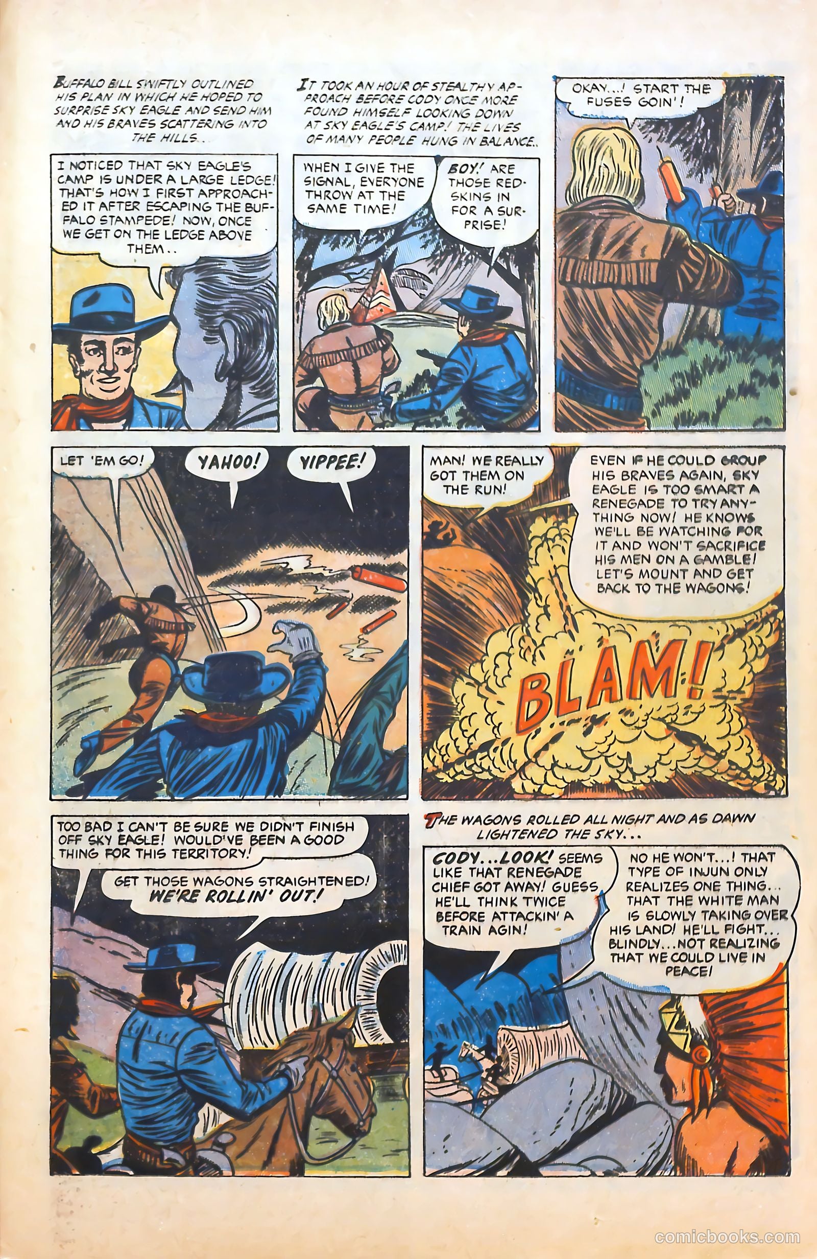Blazing Western #4 (1954) — page 23 of 36
