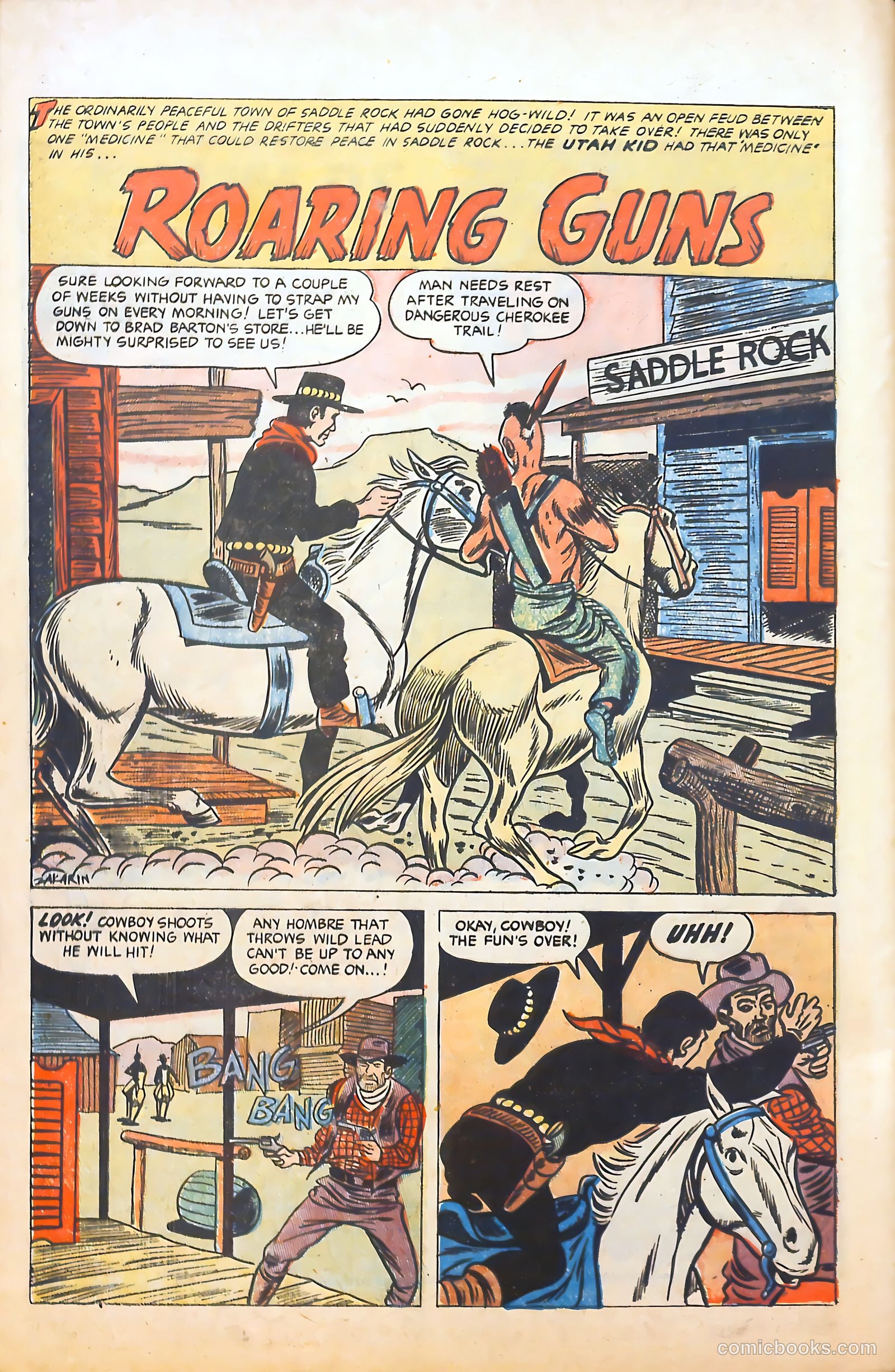 Blazing Western #4 (1954) — page 28 of 36