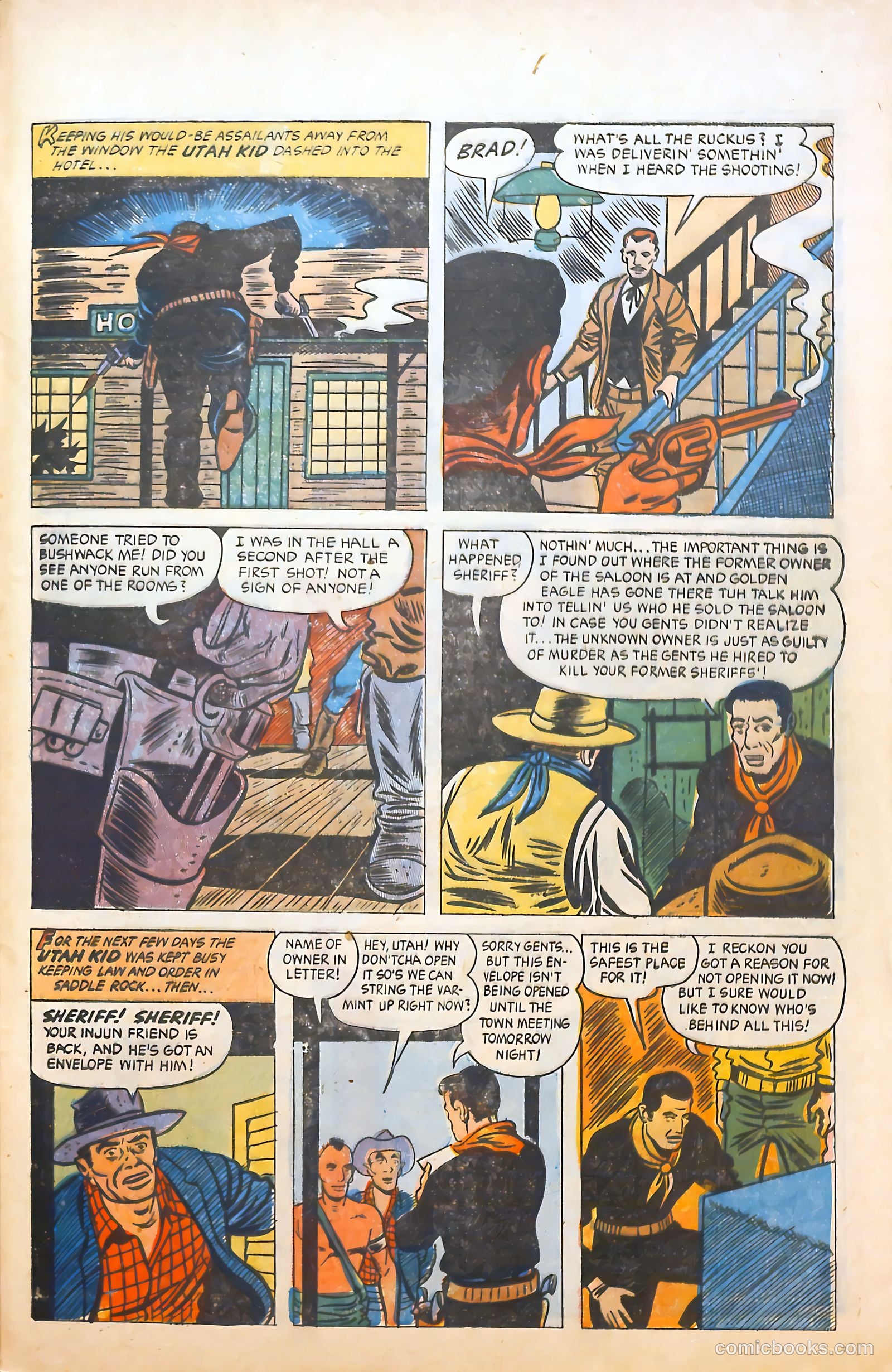 Blazing Western #4 (1954) — page 31 of 36