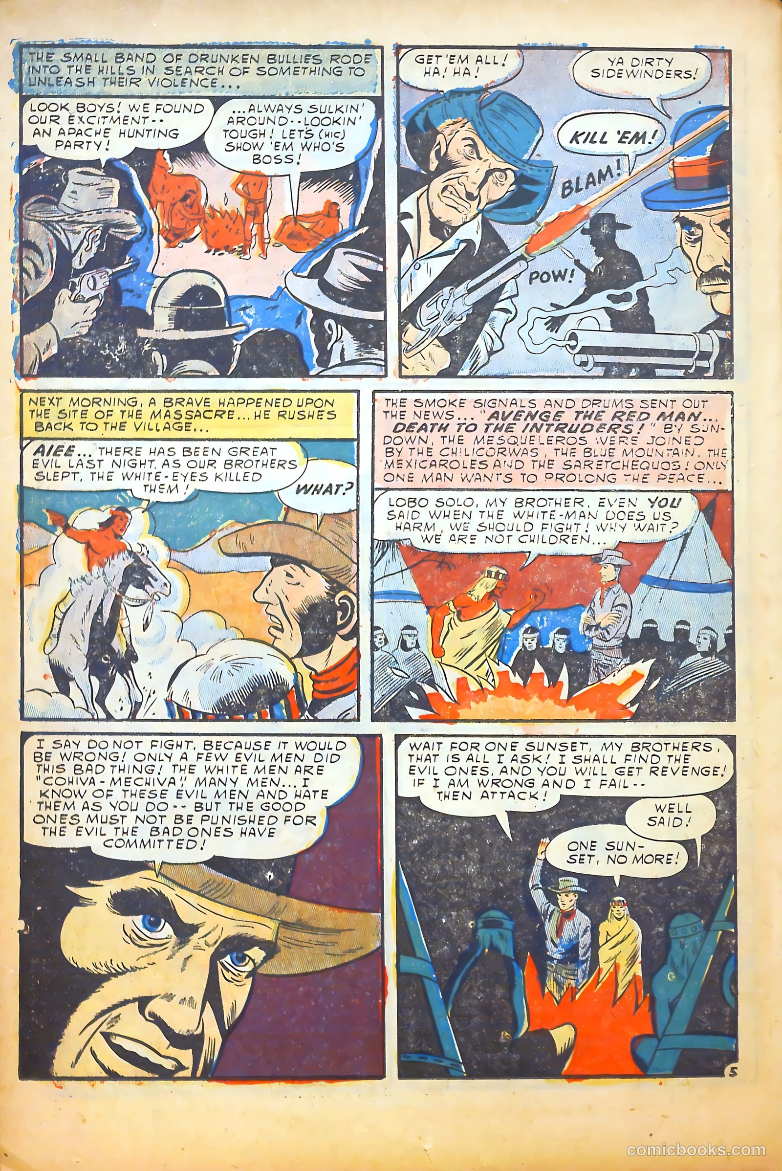 Blazing Western #5 (1954) — page 23 of 37
