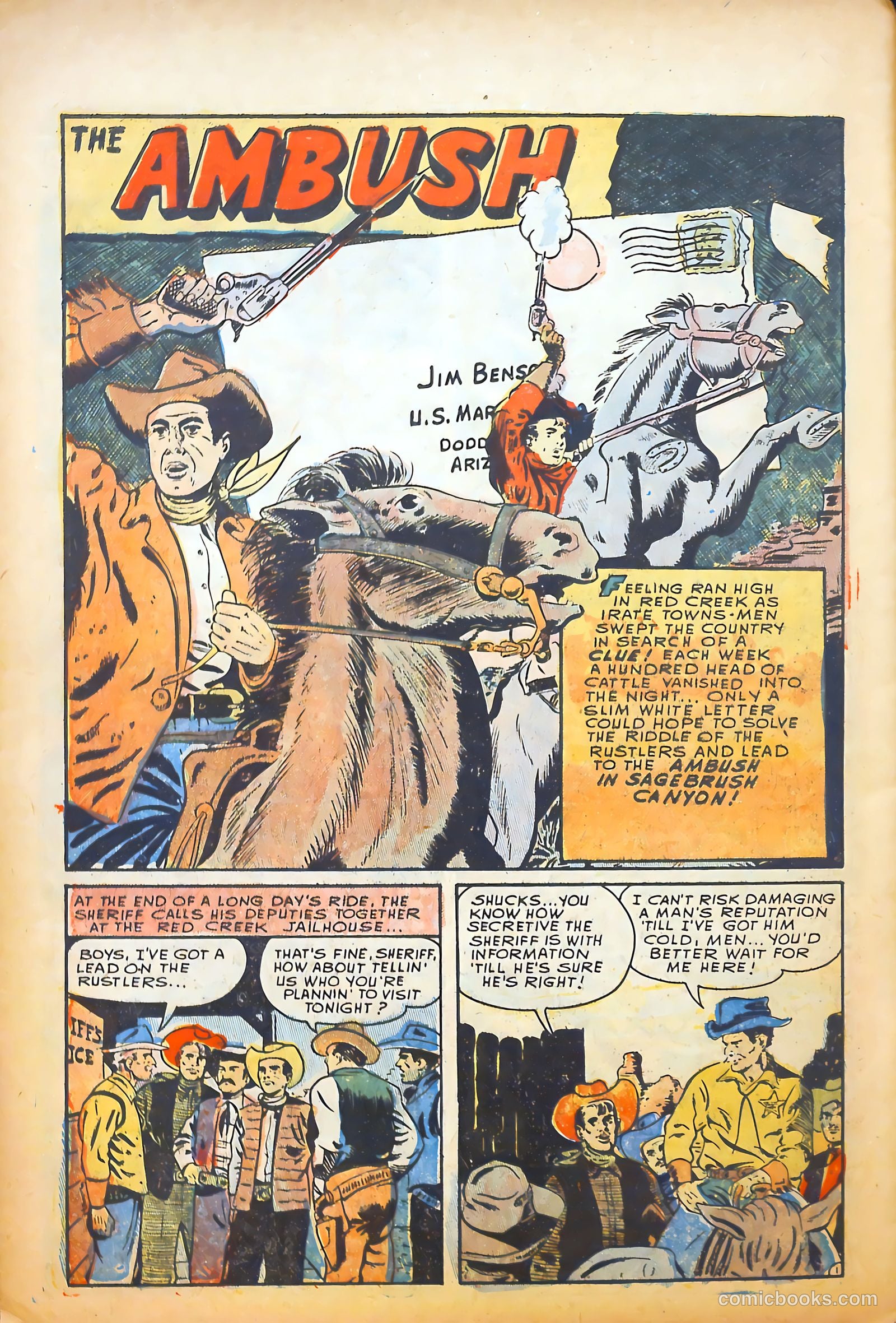 Blazing Western #5 (1954) — page 31 of 37