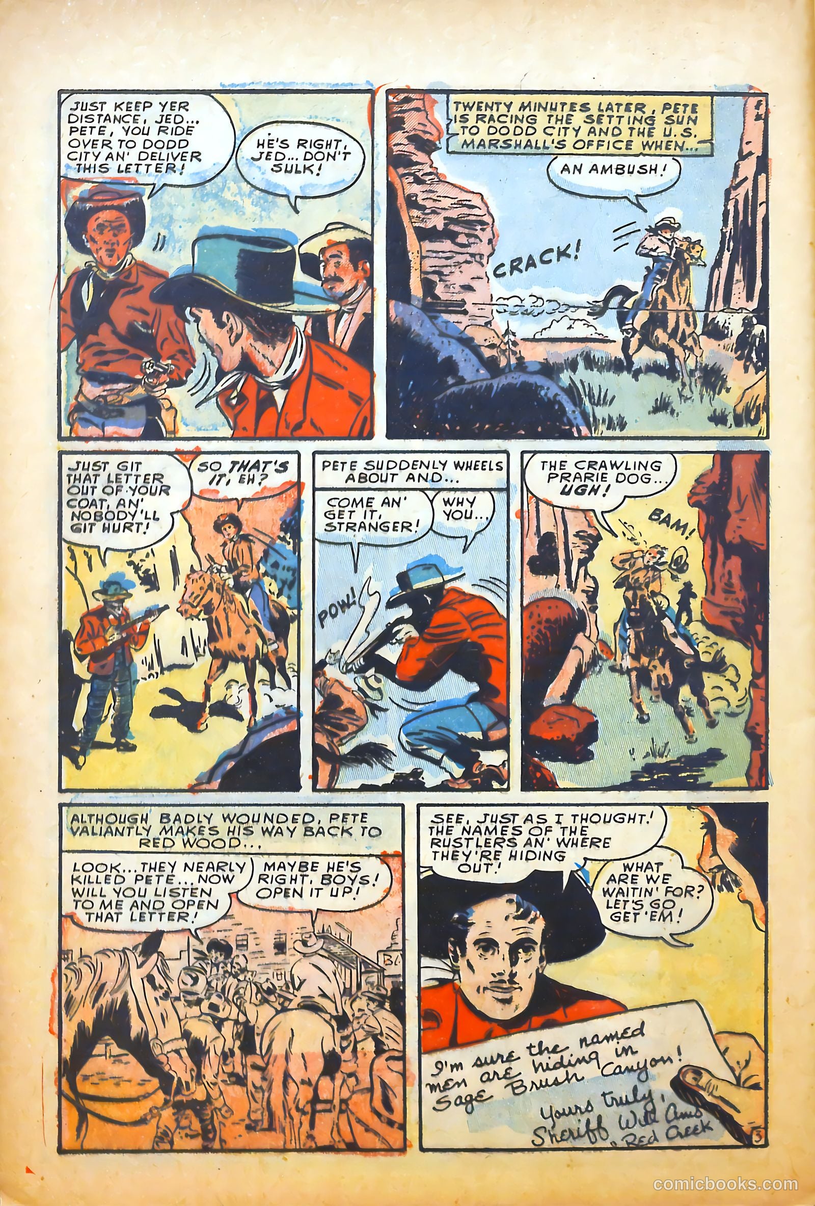Blazing Western #5 (1954) — page 33 of 37