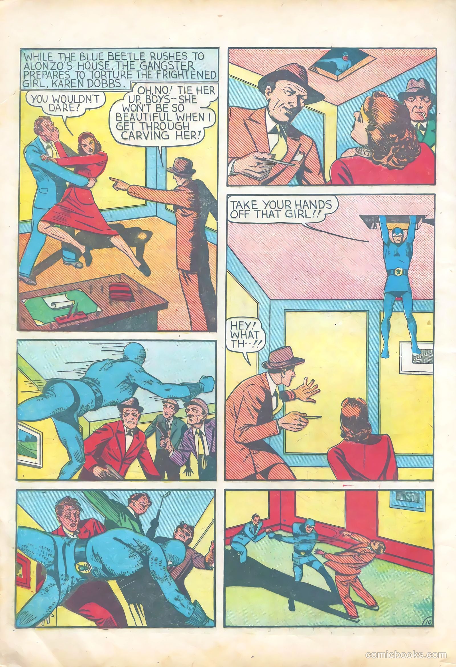 Blue Beetle #1 (1939) — page 12 of 68
