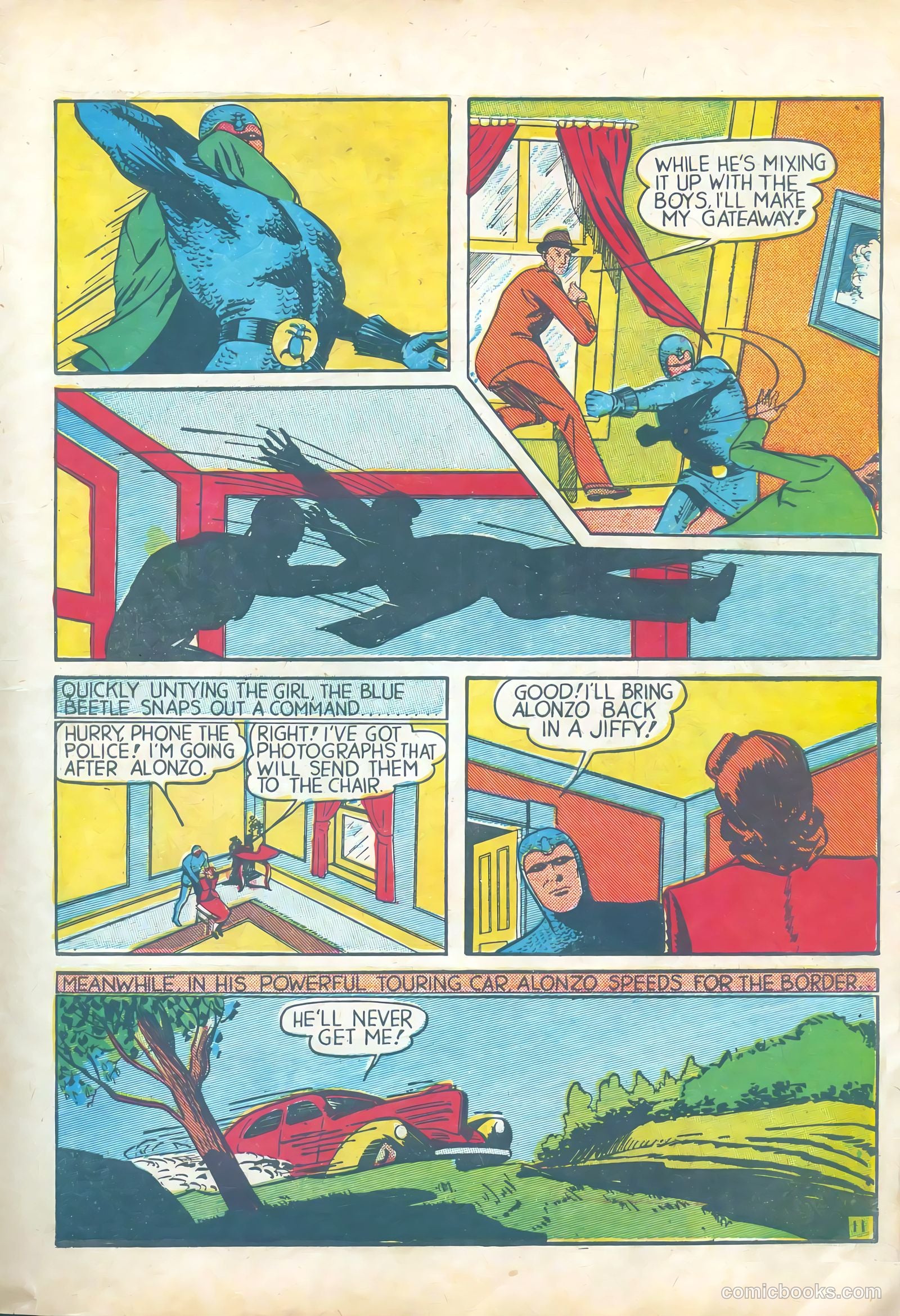 Blue Beetle #1 (1939) — page 13 of 68