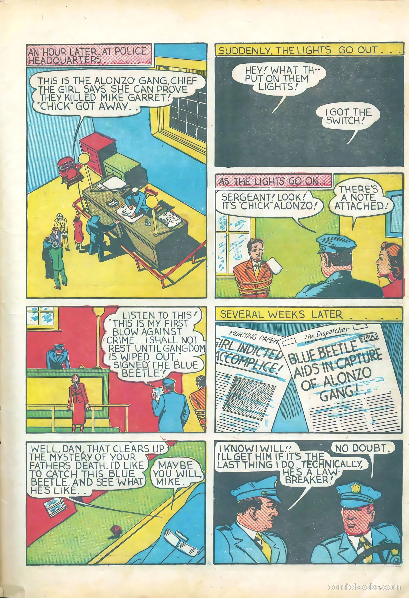 Blue Beetle #1 (1939) — page 15 of 68