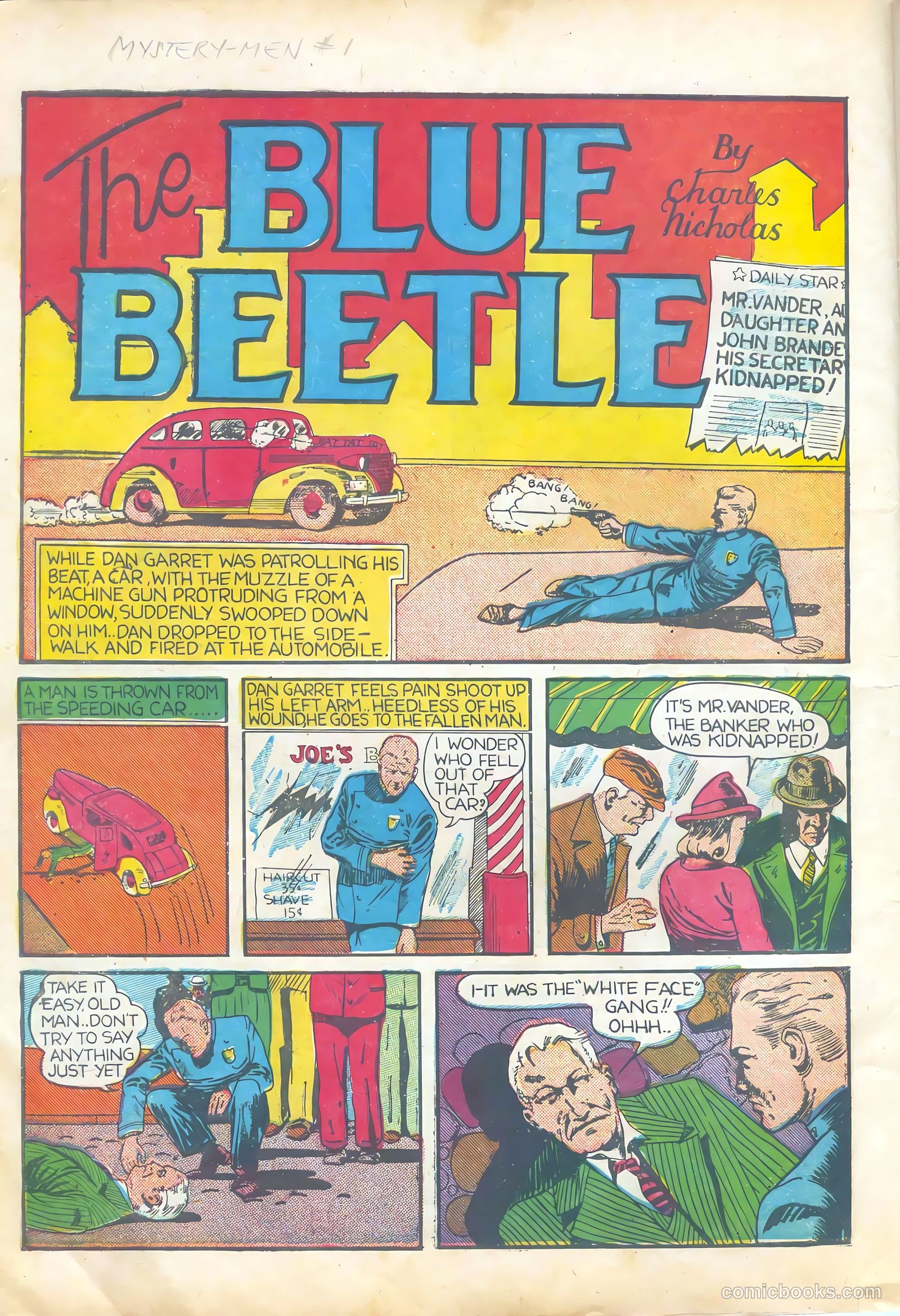 Blue Beetle #1 (1939) — page 16 of 68