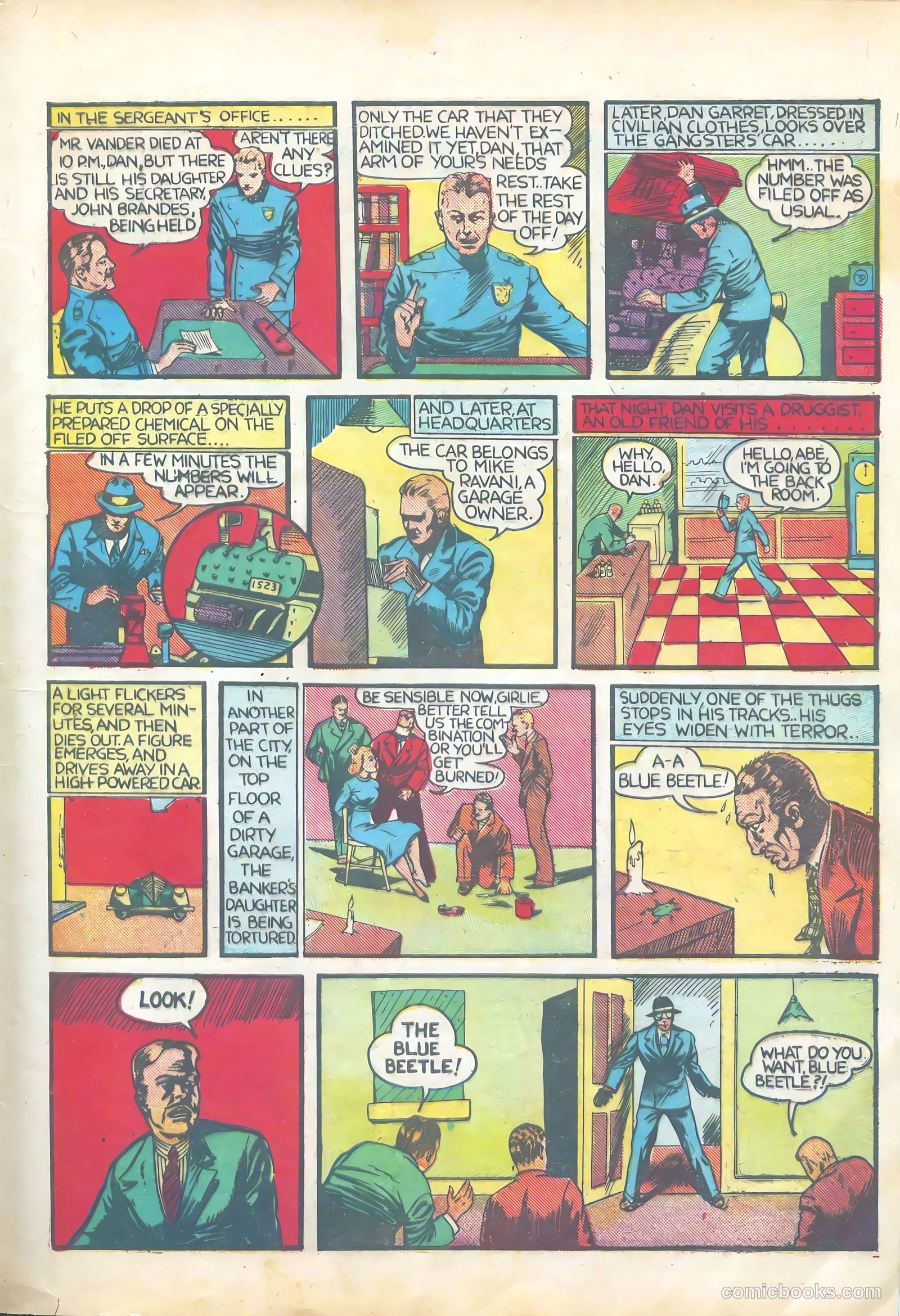 Blue Beetle #1 (1939) — page 17 of 68