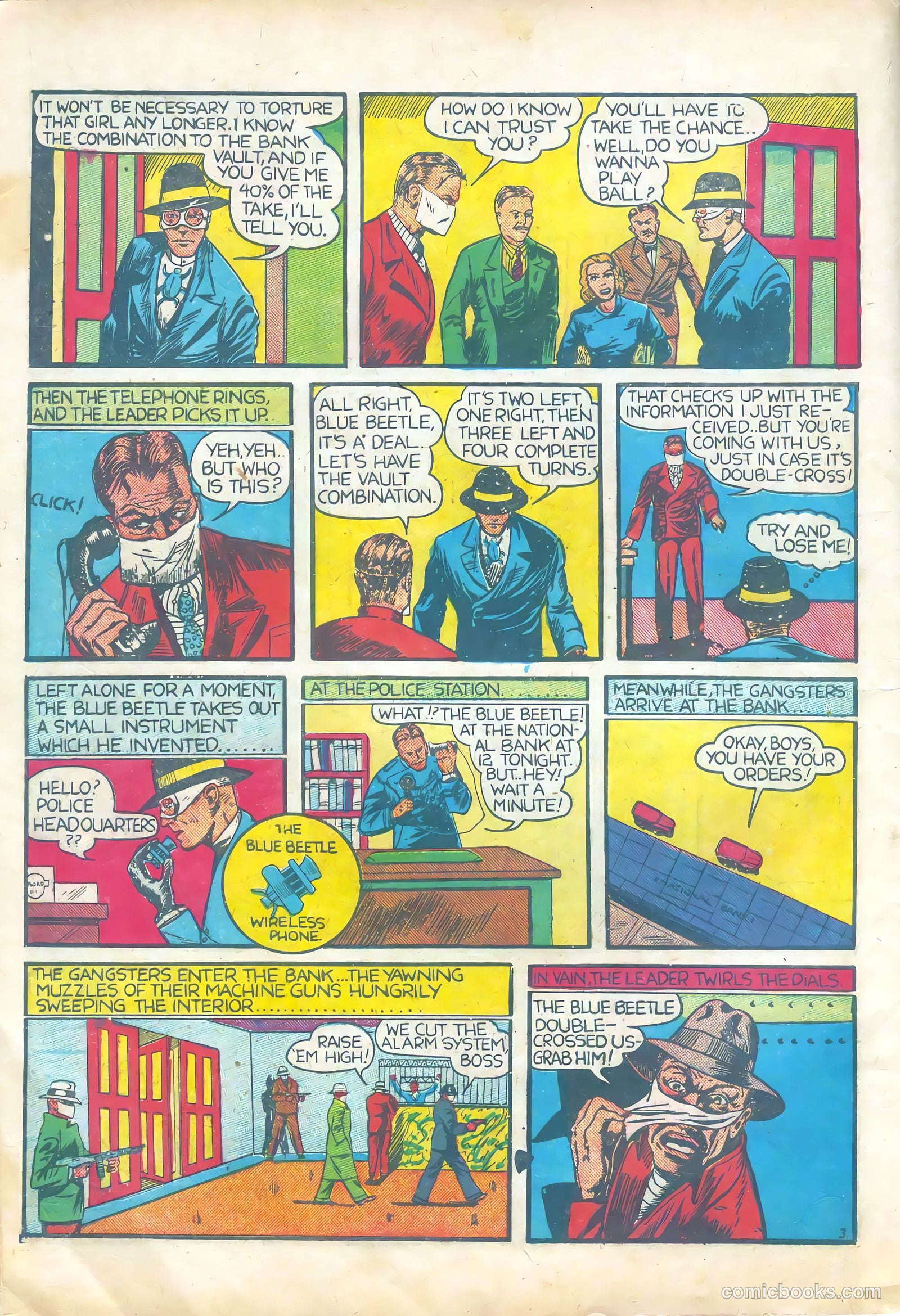 Blue Beetle #1 (1939) — page 18 of 68