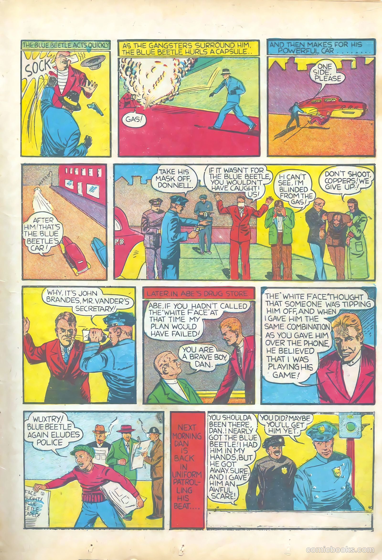 Blue Beetle #1 (1939) — page 19 of 68