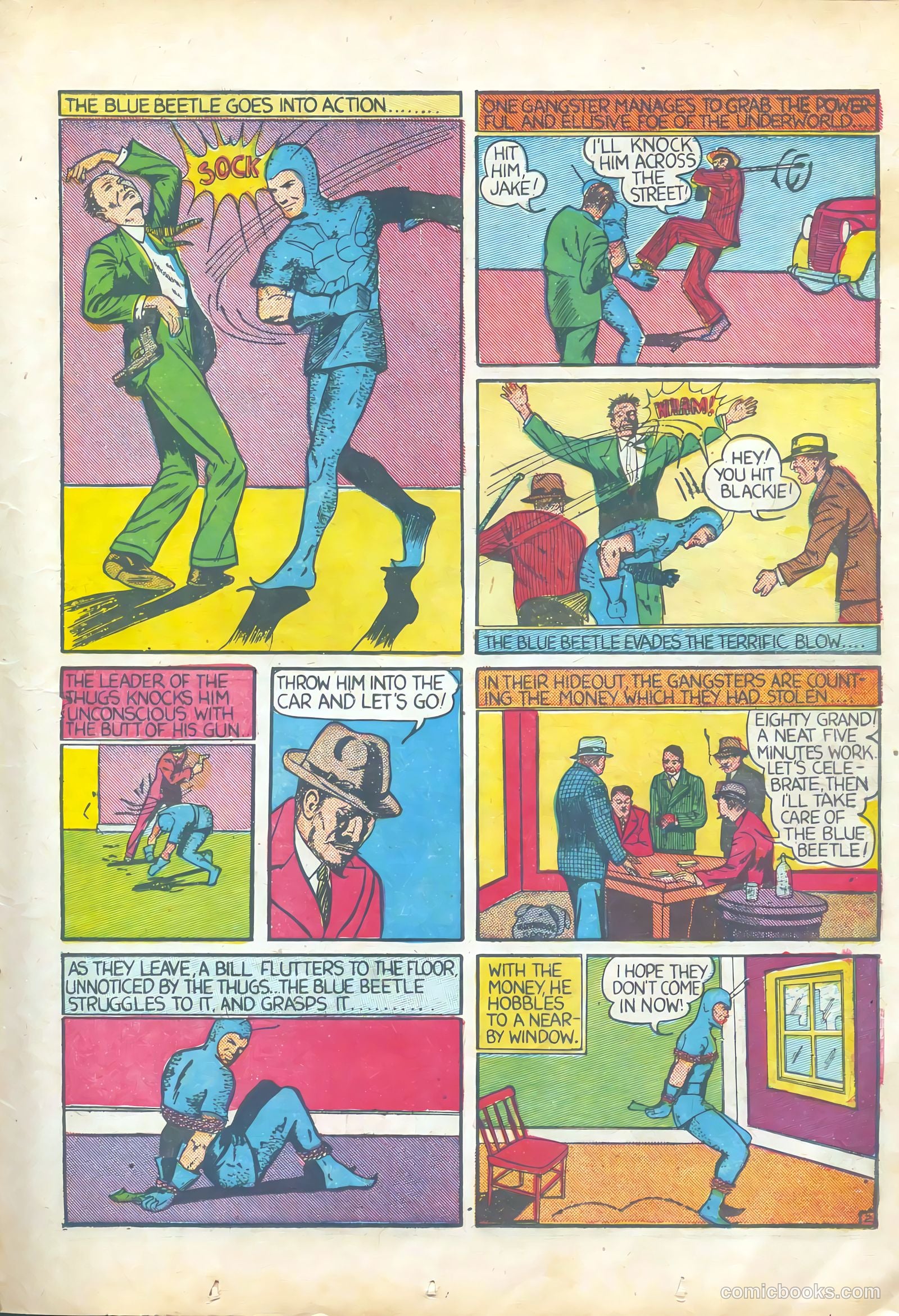 Blue Beetle #1 (1939) — page 21 of 68